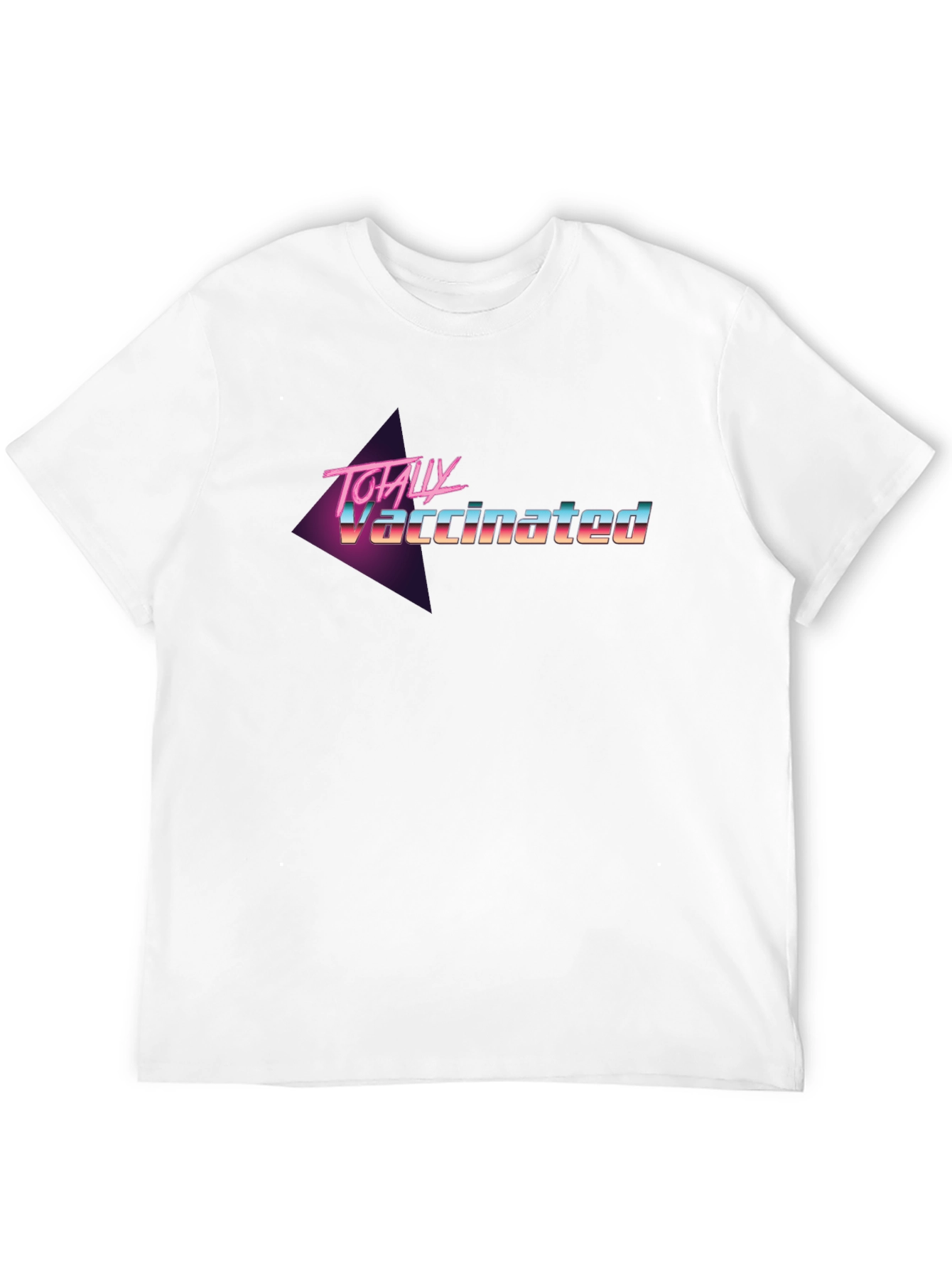 Totally Vaccinated Retro T-Shirt - Black