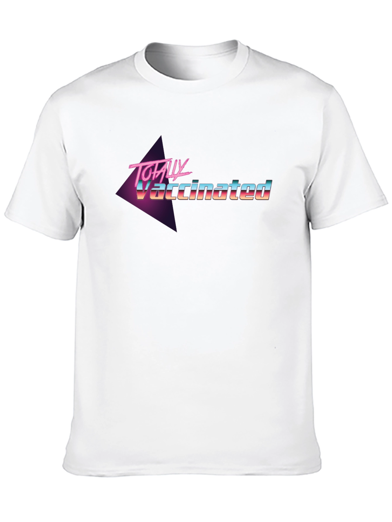 Totally Vaccinated Retro T-Shirt - Black
