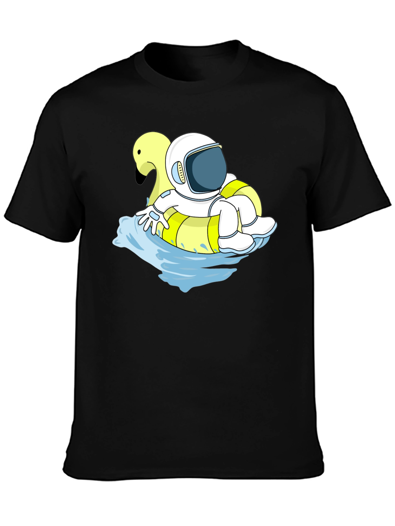 Astronaut Duck Pool Float T-Shirt