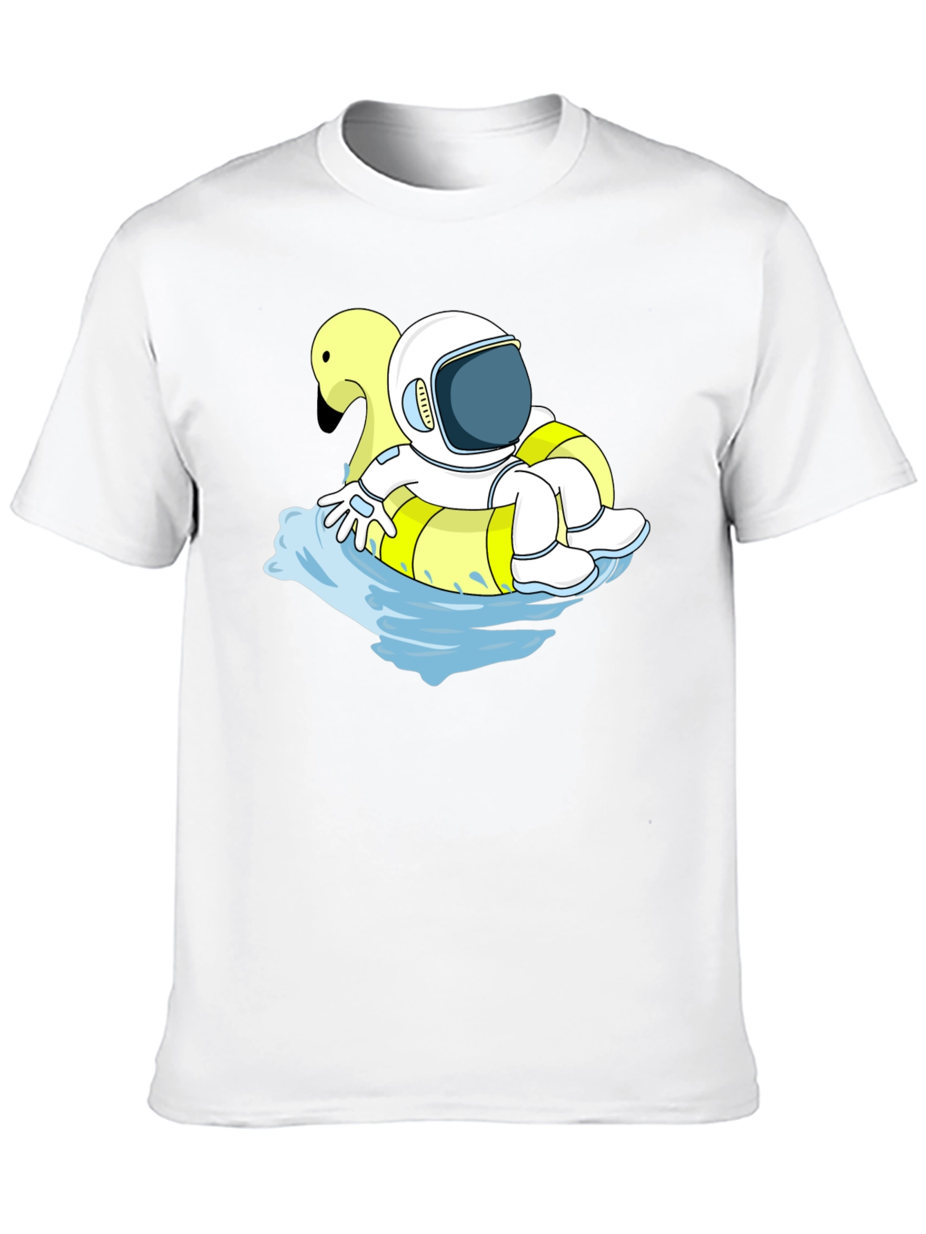 Astronaut Duck Pool Float T-Shirt