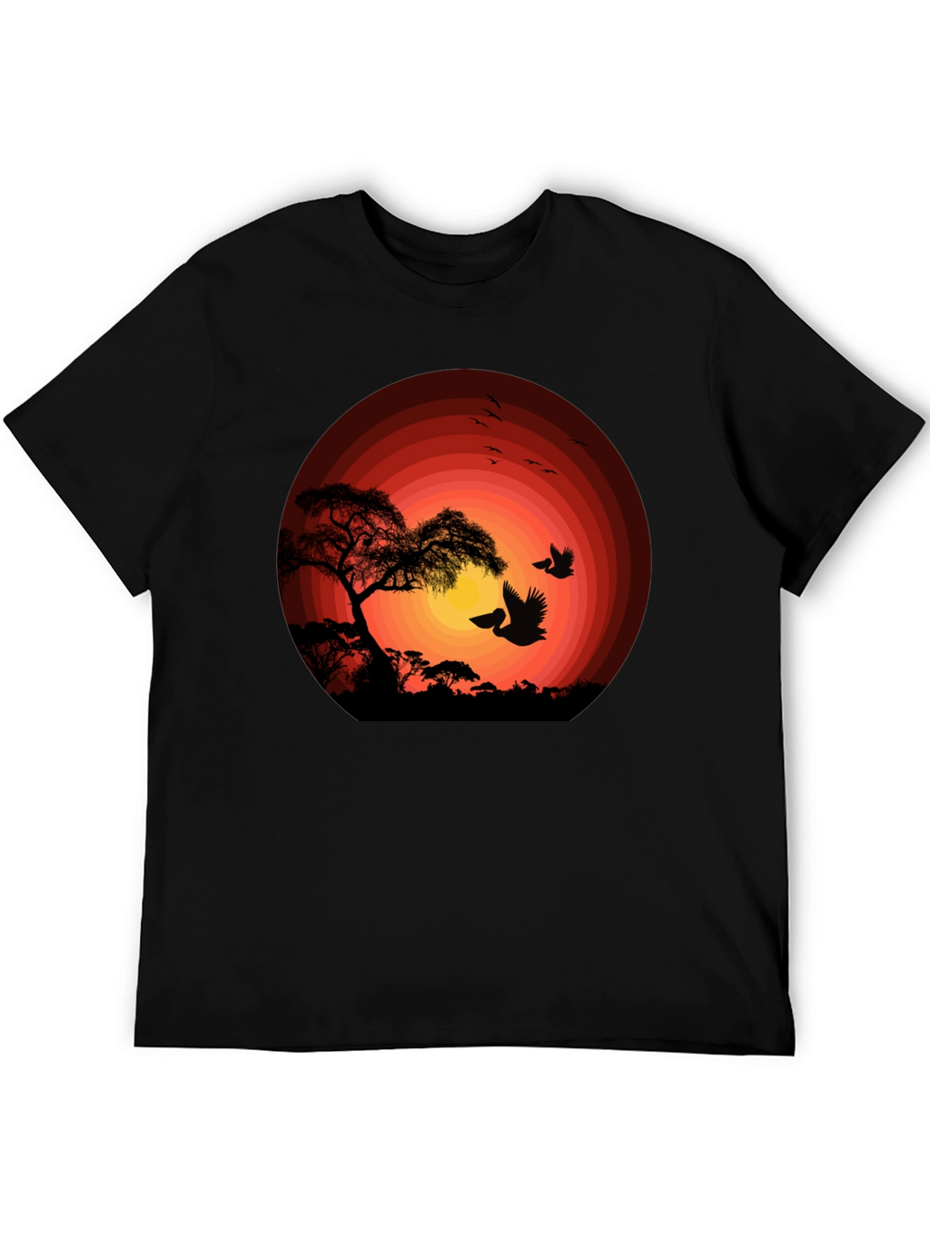 Sunset Silhouette Graphic Tee