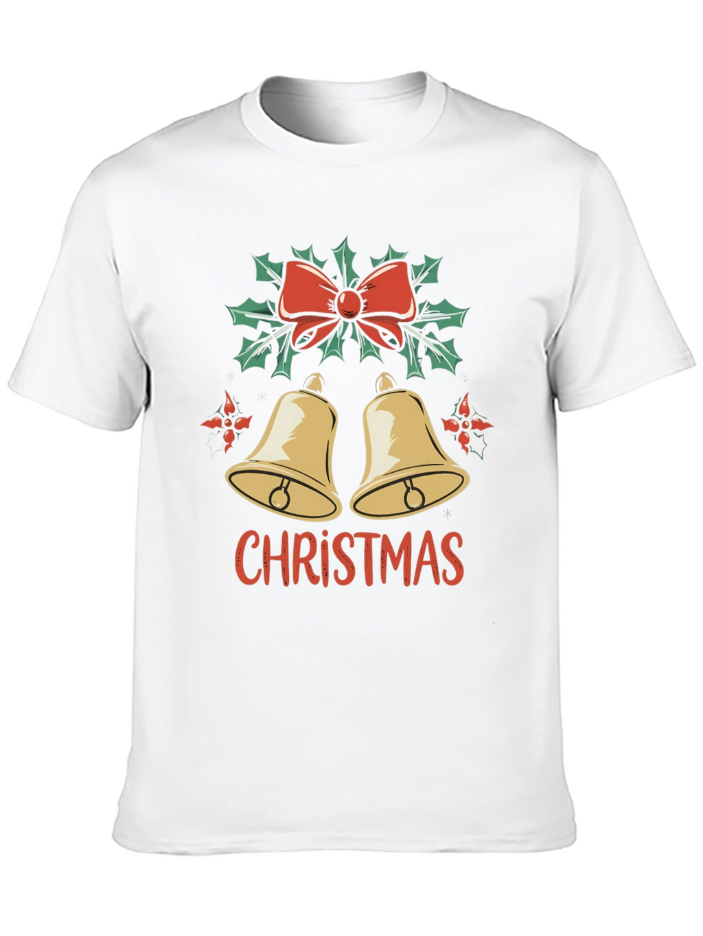 Christmas Bells Graphic Tee - Holiday Style