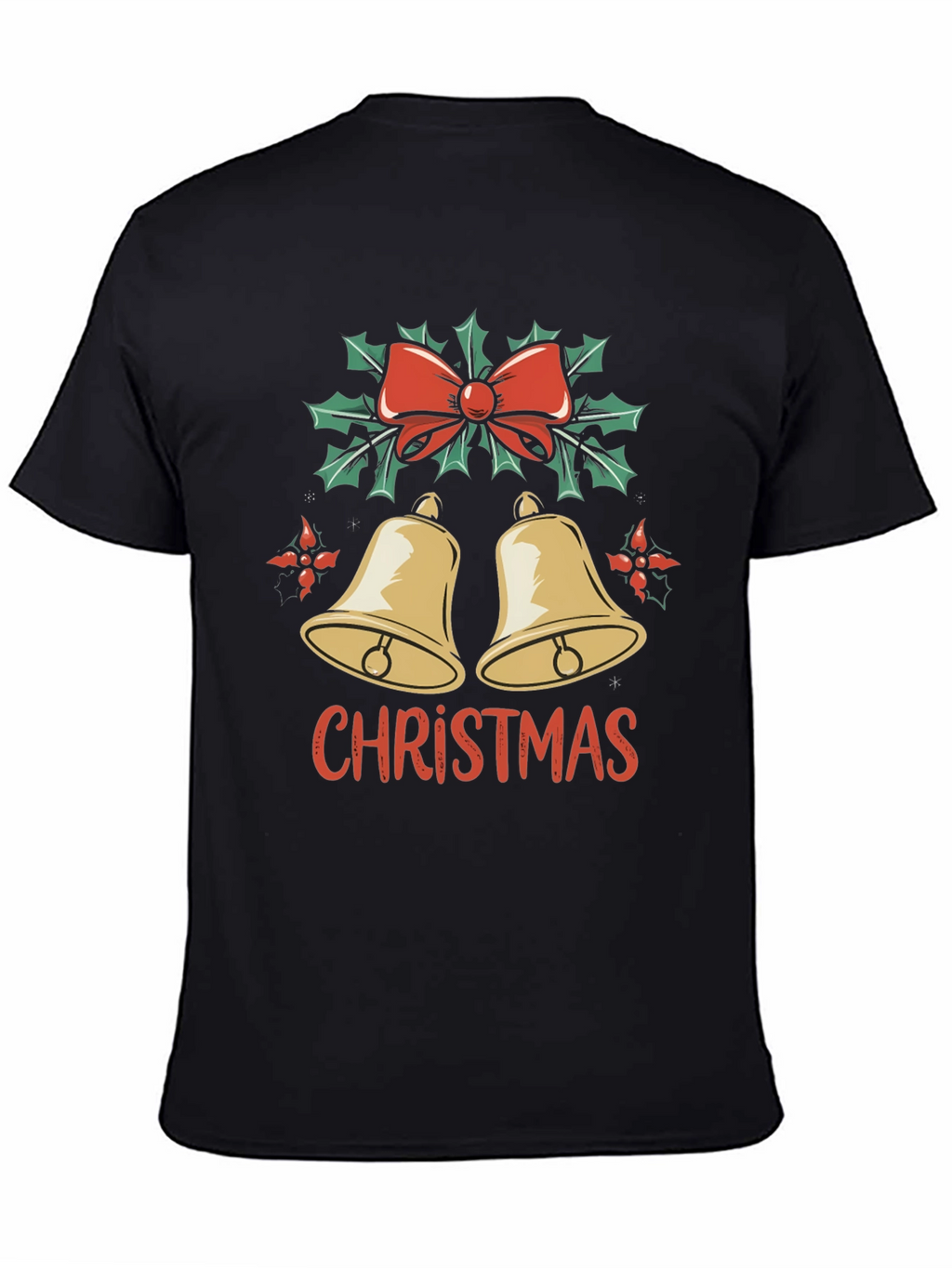 Christmas Bells Graphic Tee - Holiday Style