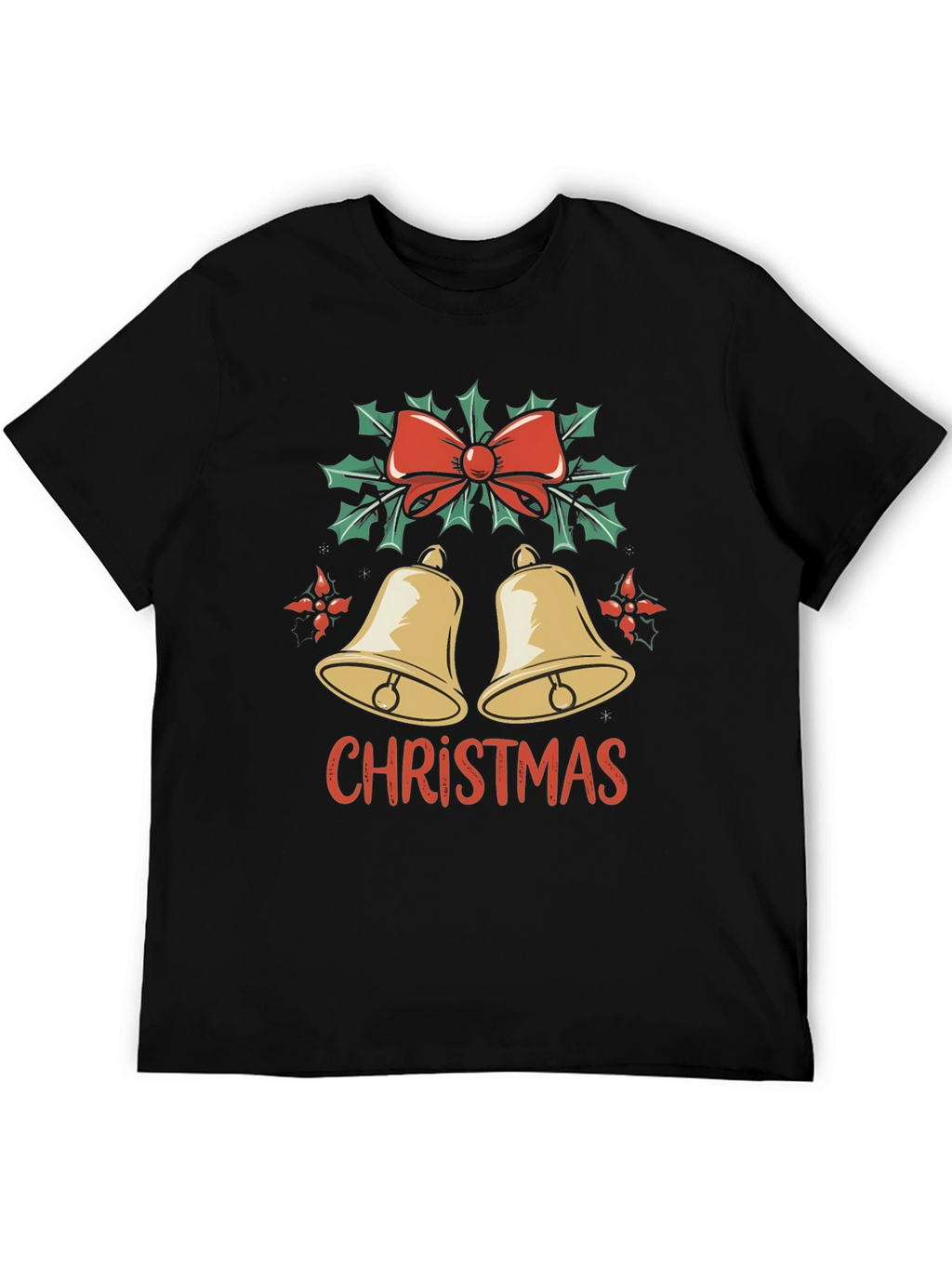 Christmas Bells Graphic Tee - Holiday Style