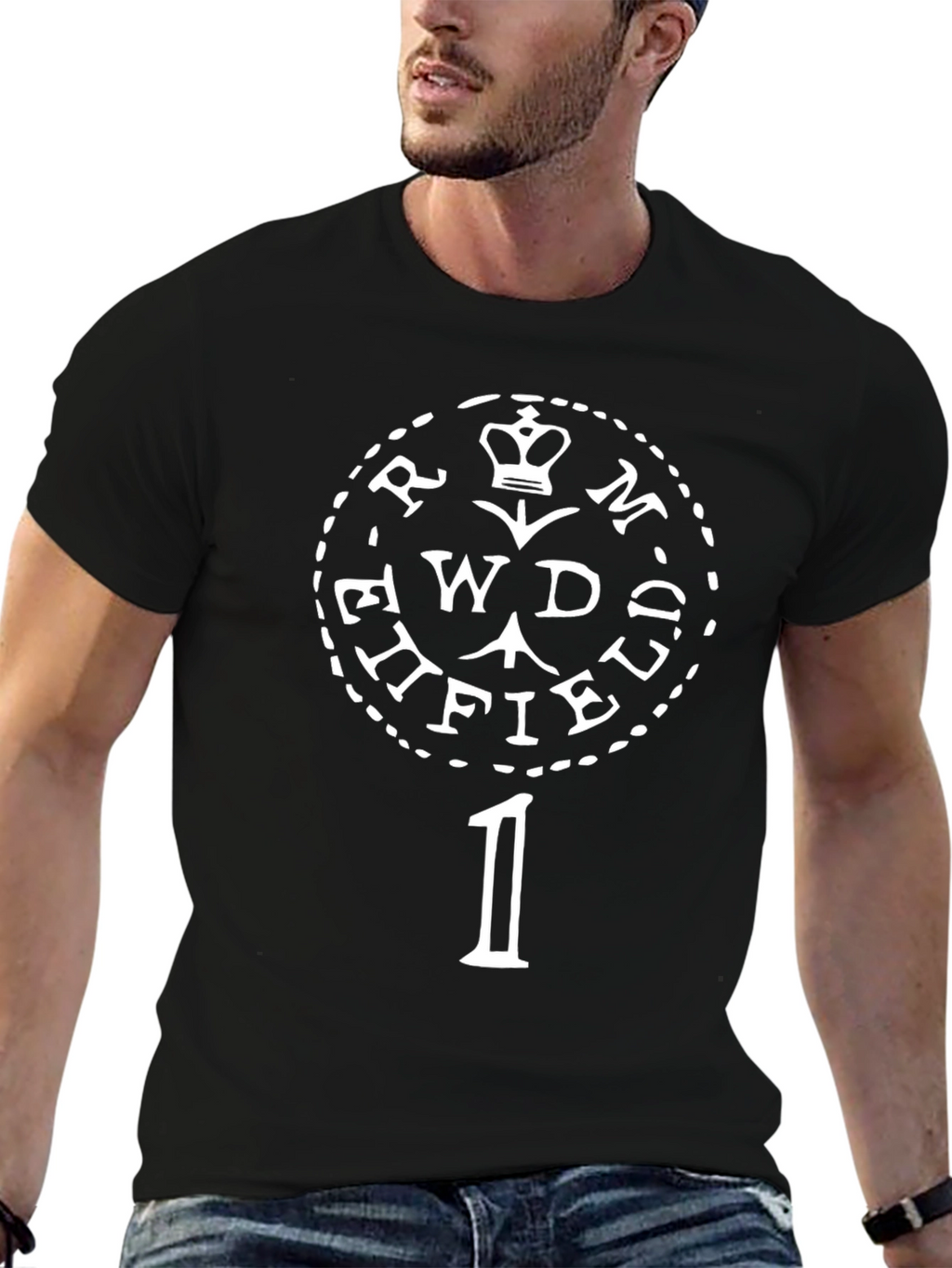 R. M. Sheffield Number 1 Black T-Shirt