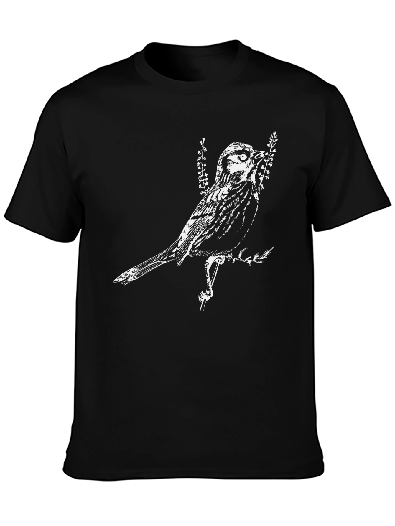 Bird Graphic T-Shirt - Cool Casual Tee