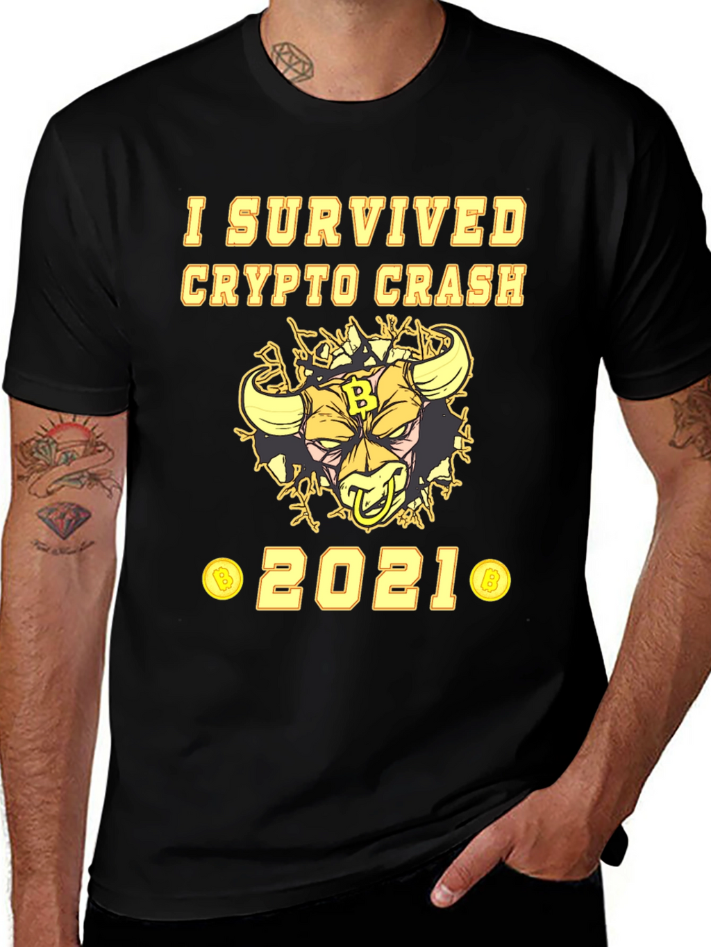 Crypto Crash Survivor 2021 T-Shirt