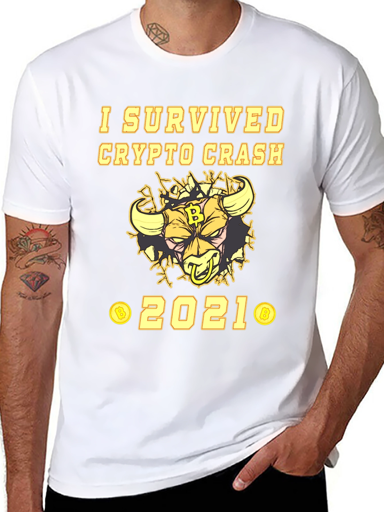Crypto Crash Survivor 2021 T-Shirt