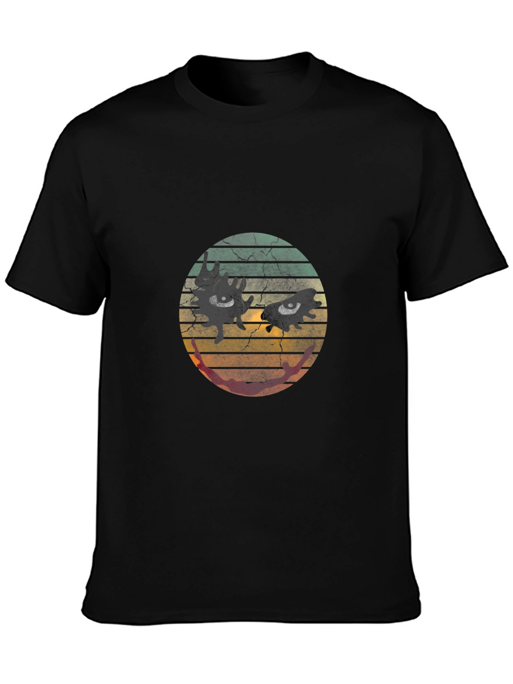 Retro Horror Face Graphic Tee