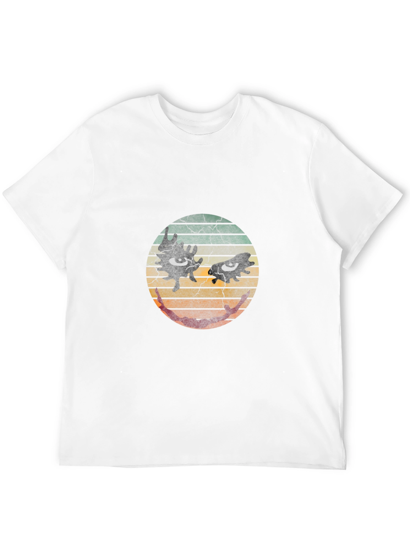 Retro Horror Face Graphic Tee