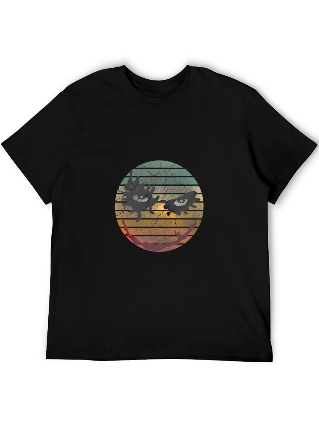 Retro Horror Face Graphic Tee