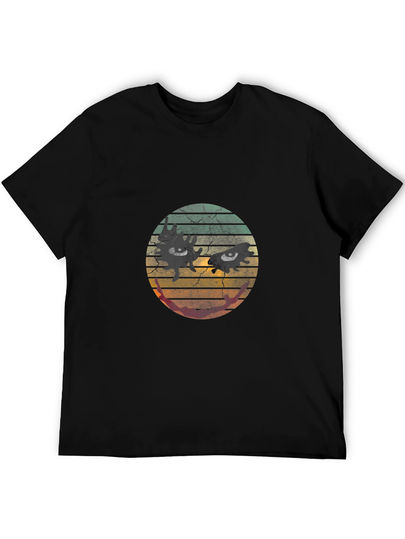 Retro Horror Face Graphic Tee