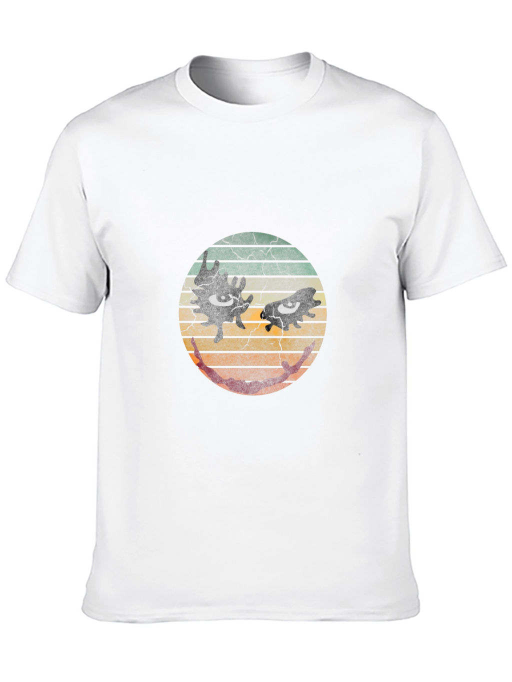 Retro Horror Face Graphic Tee