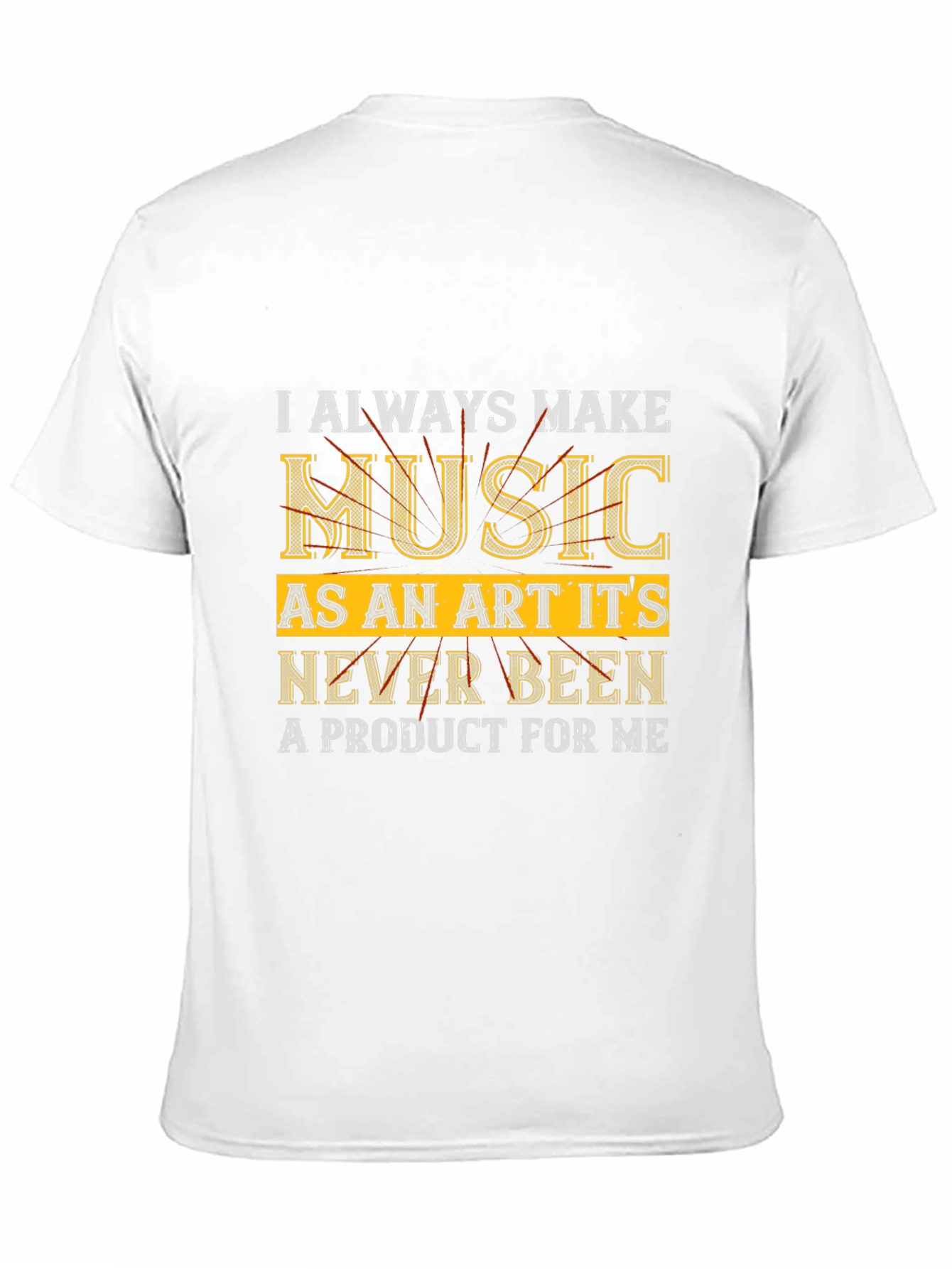Music Art Statement Black T-Shirt