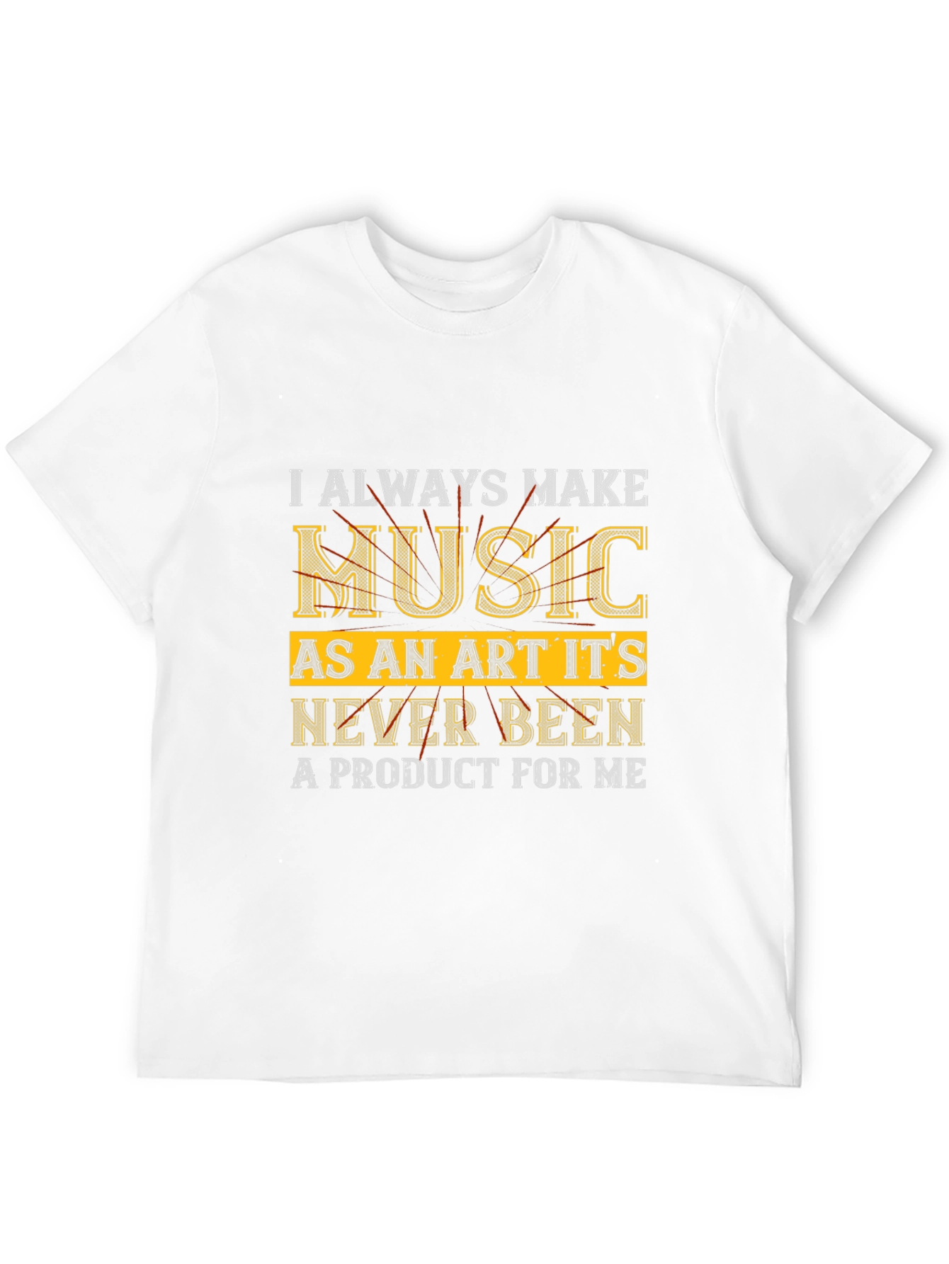Music Art Statement Black T-Shirt