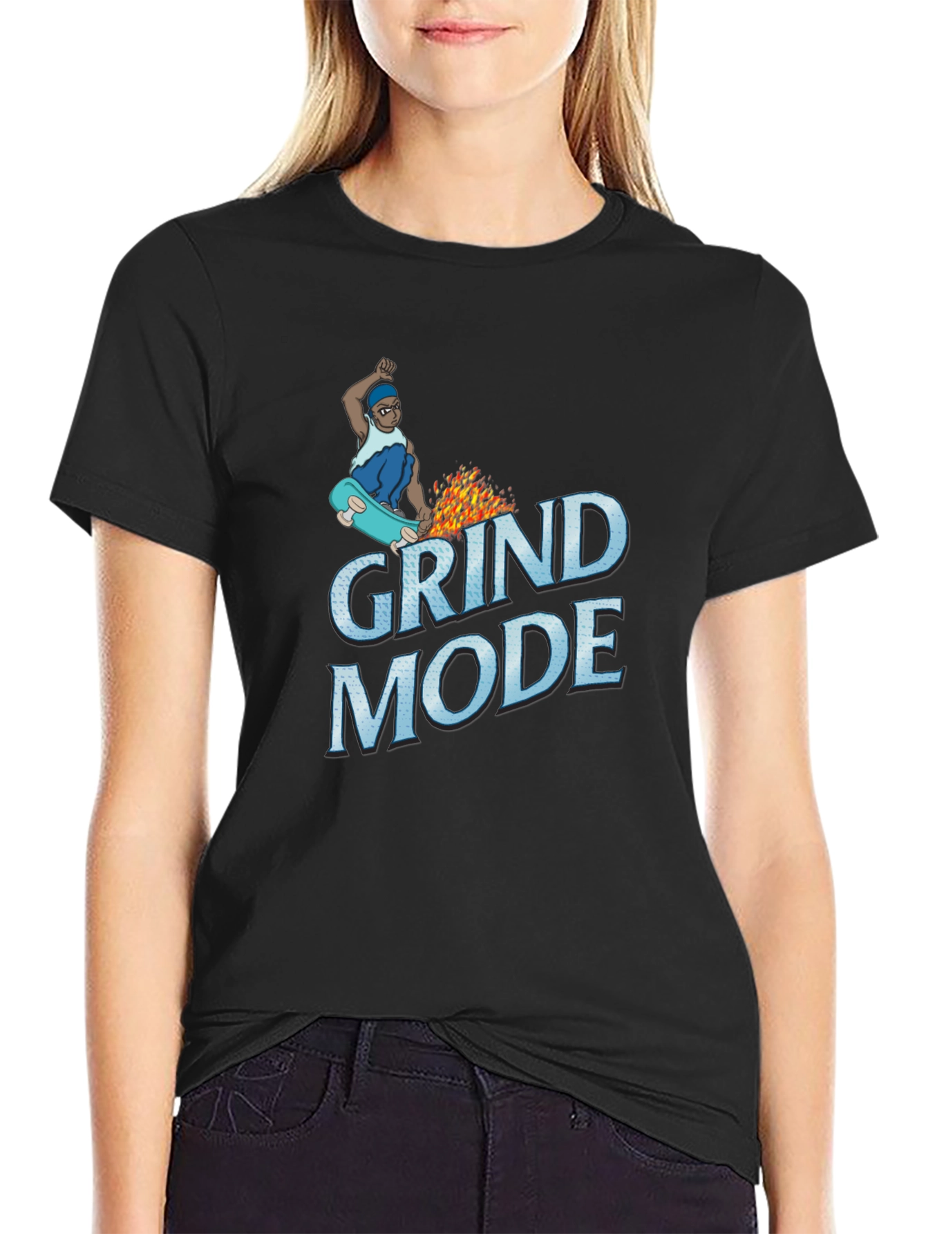 Grind Mode Black T-Shirt