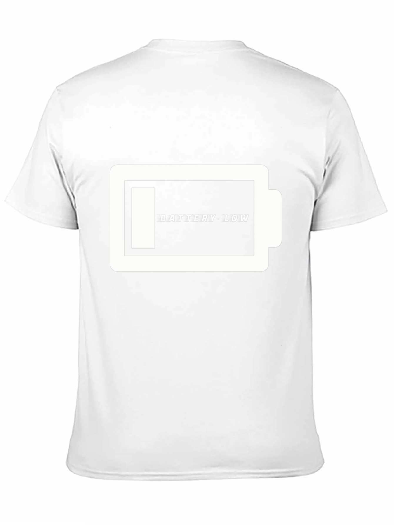 Battery Low T-Shirt - Funny Graphic Tee