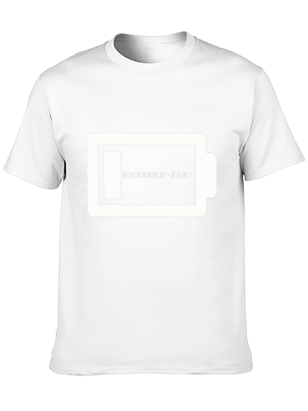 Battery Low T-Shirt - Funny Graphic Tee