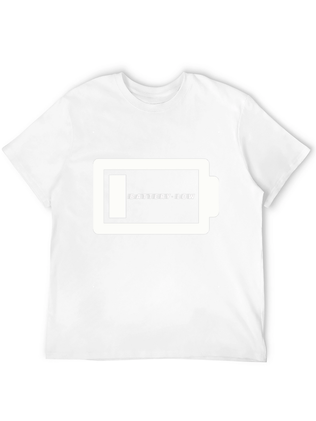 Battery Low T-Shirt - Funny Graphic Tee