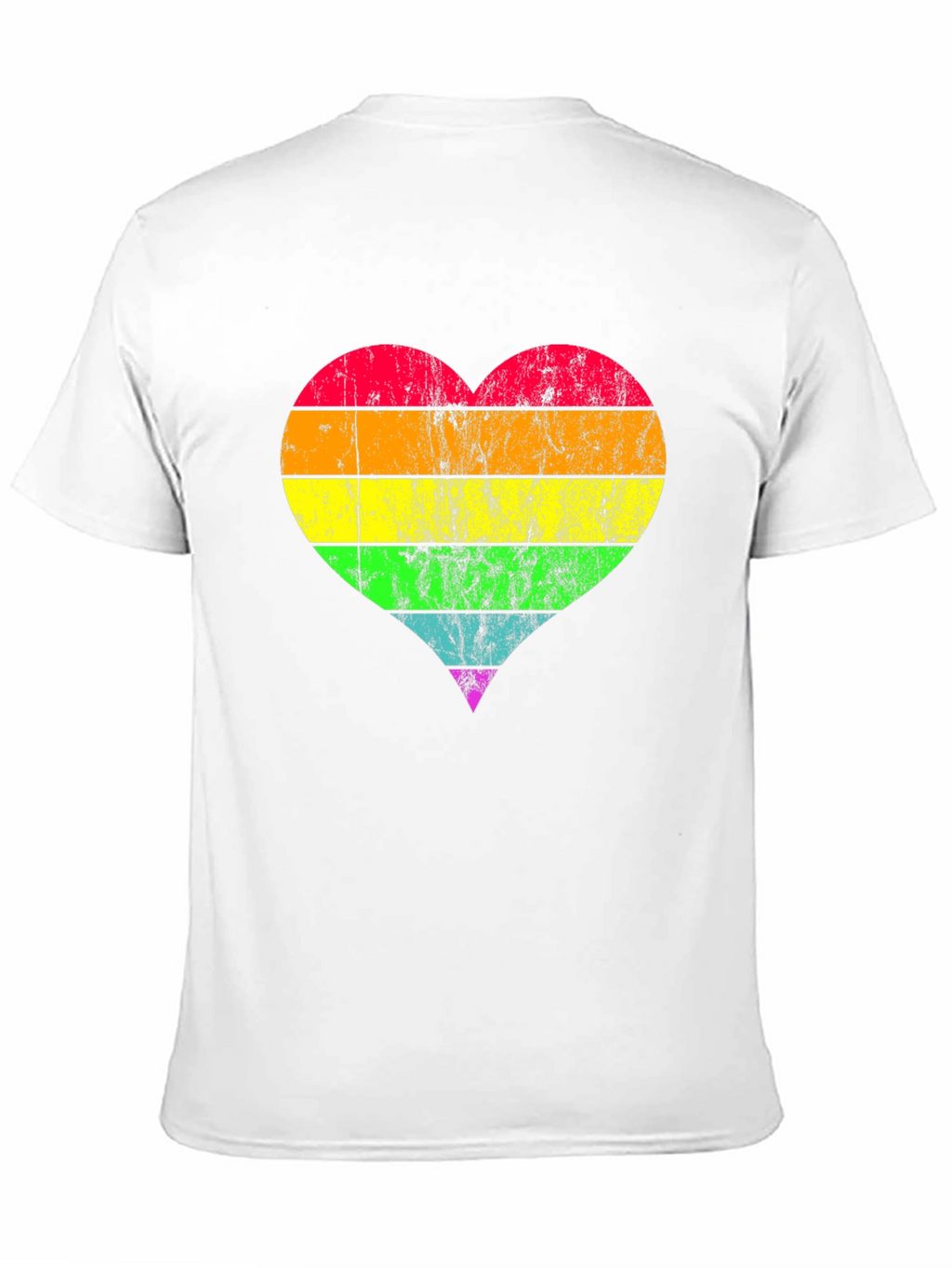 Rainbow Heart Pride T-Shirt - Soft Cotton Blend