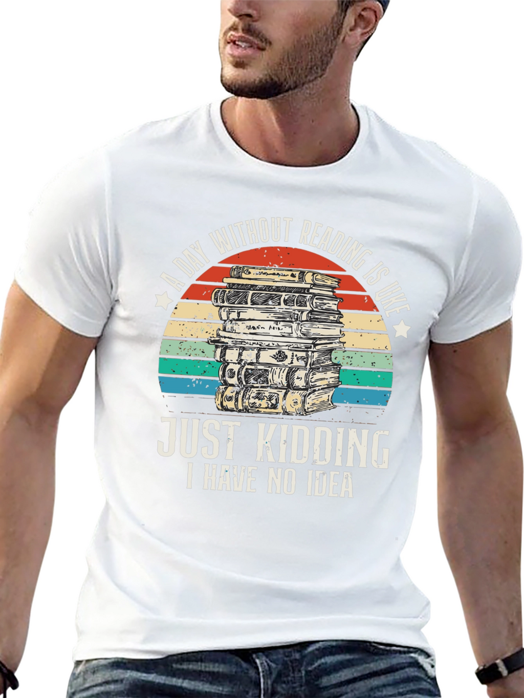 Funny Reading T-Shirt - A Day Without Reading