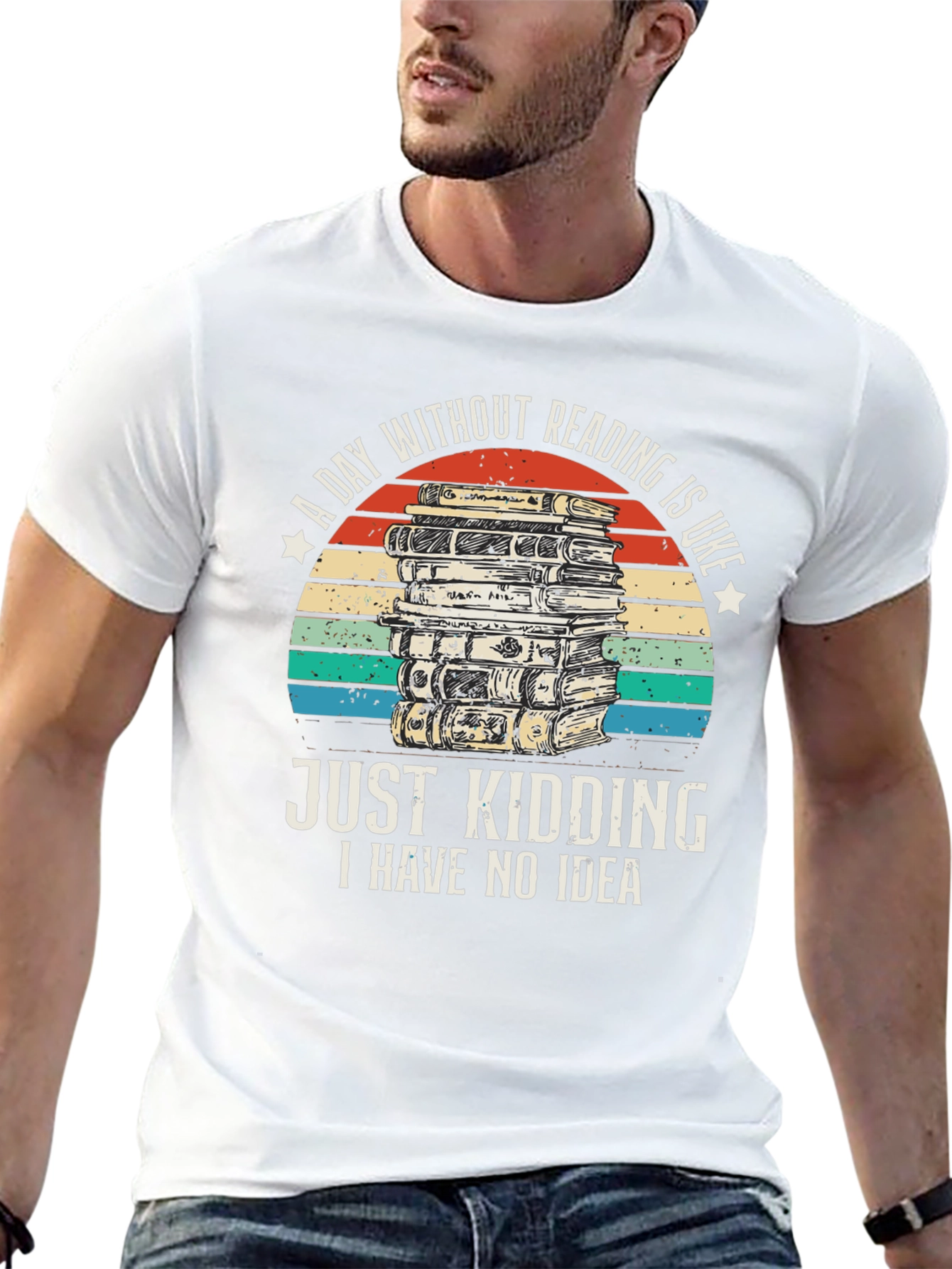 Funny Reading T-Shirt - A Day Without Reading