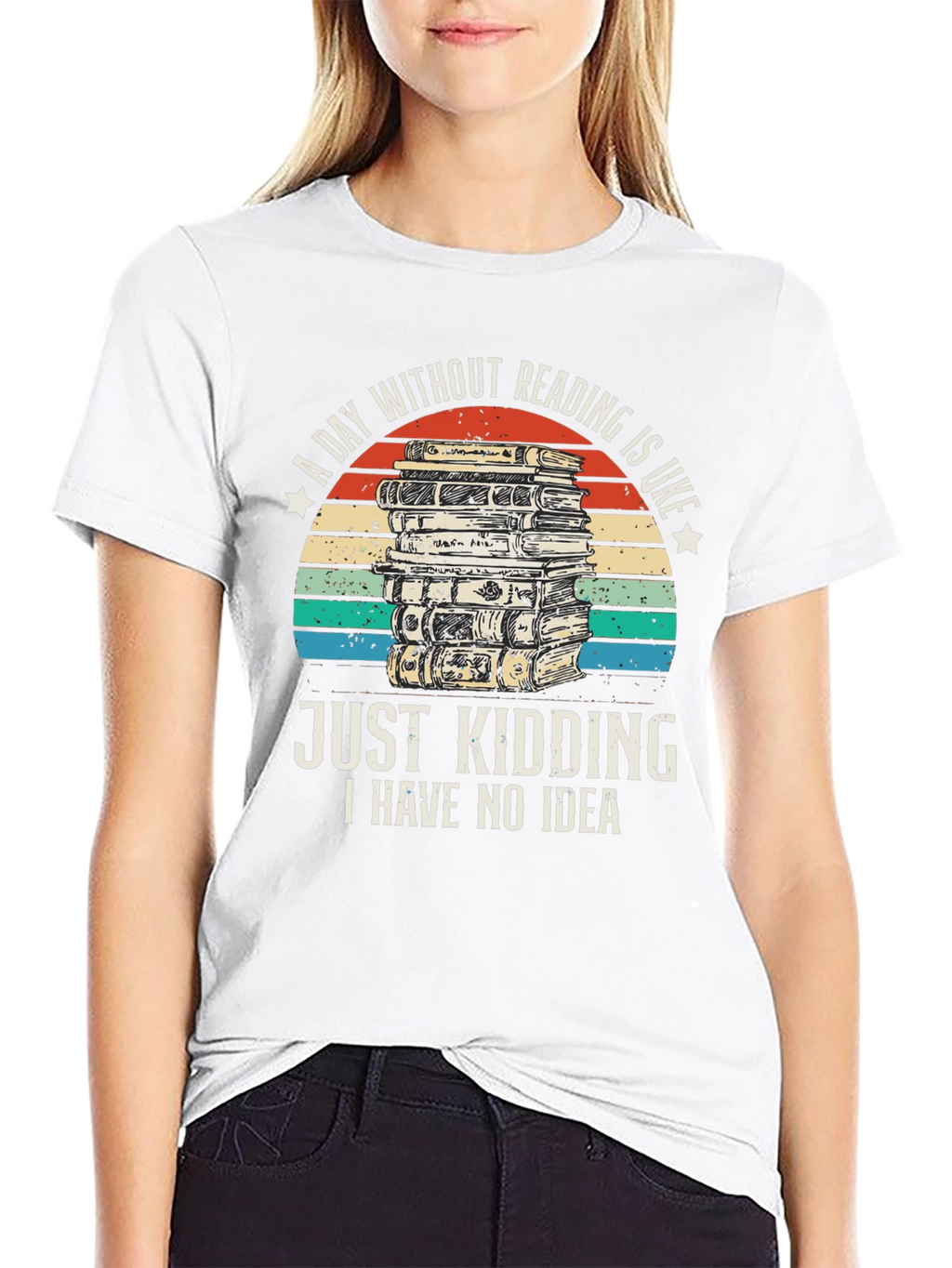 Funny Reading T-Shirt - A Day Without Reading