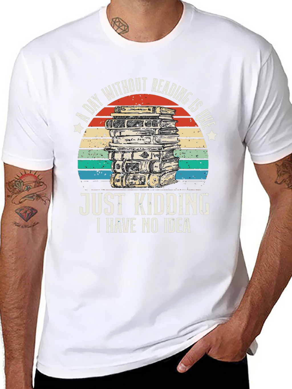 Funny Reading T-Shirt - A Day Without Reading