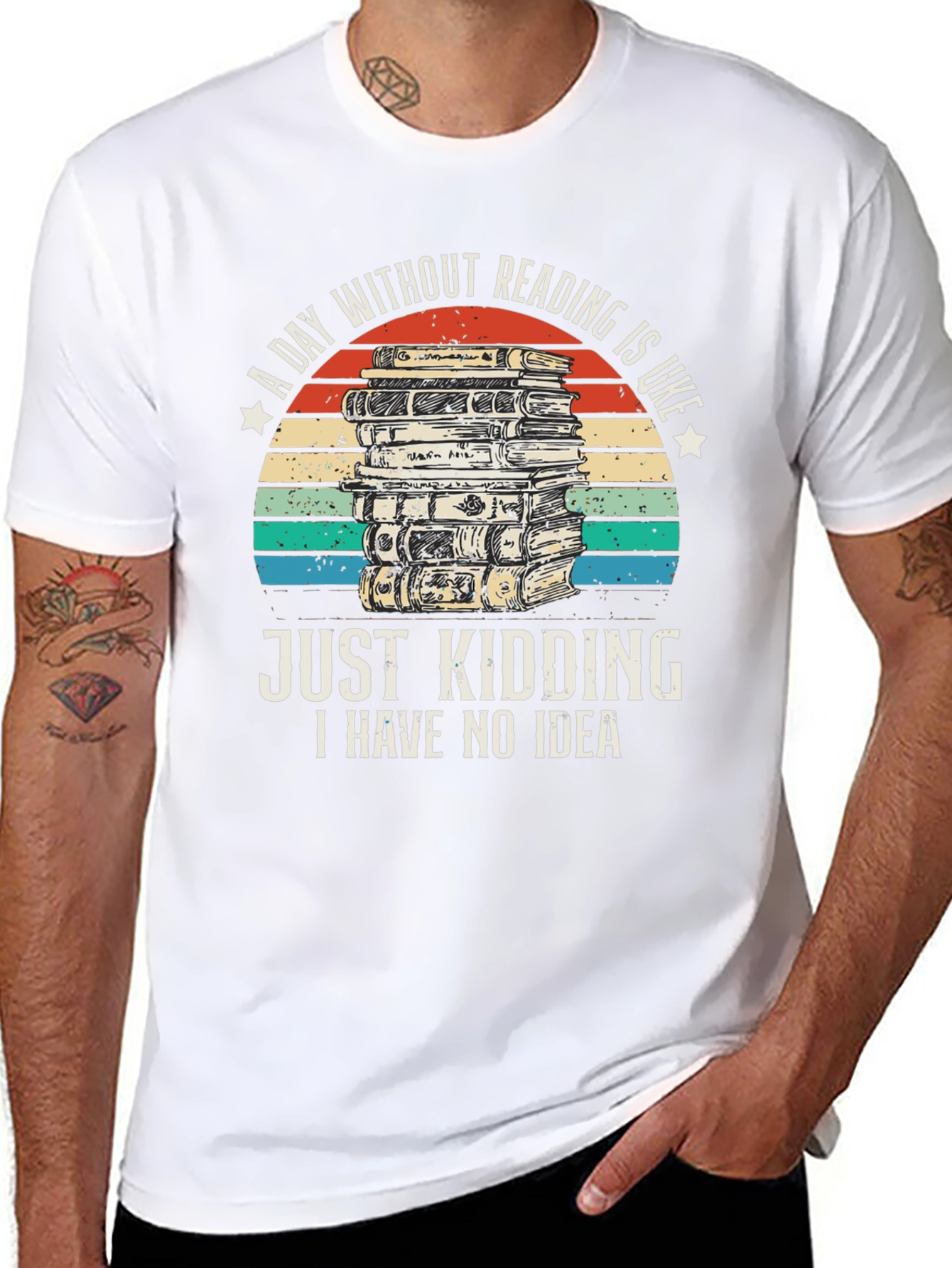 Funny Reading T-Shirt - A Day Without Reading