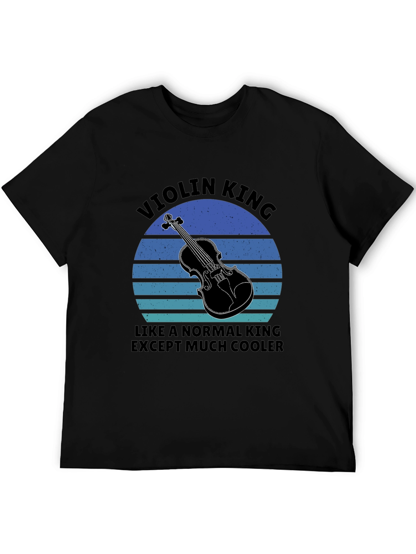 Violin King T-Shirt - Musician Novelty Tee