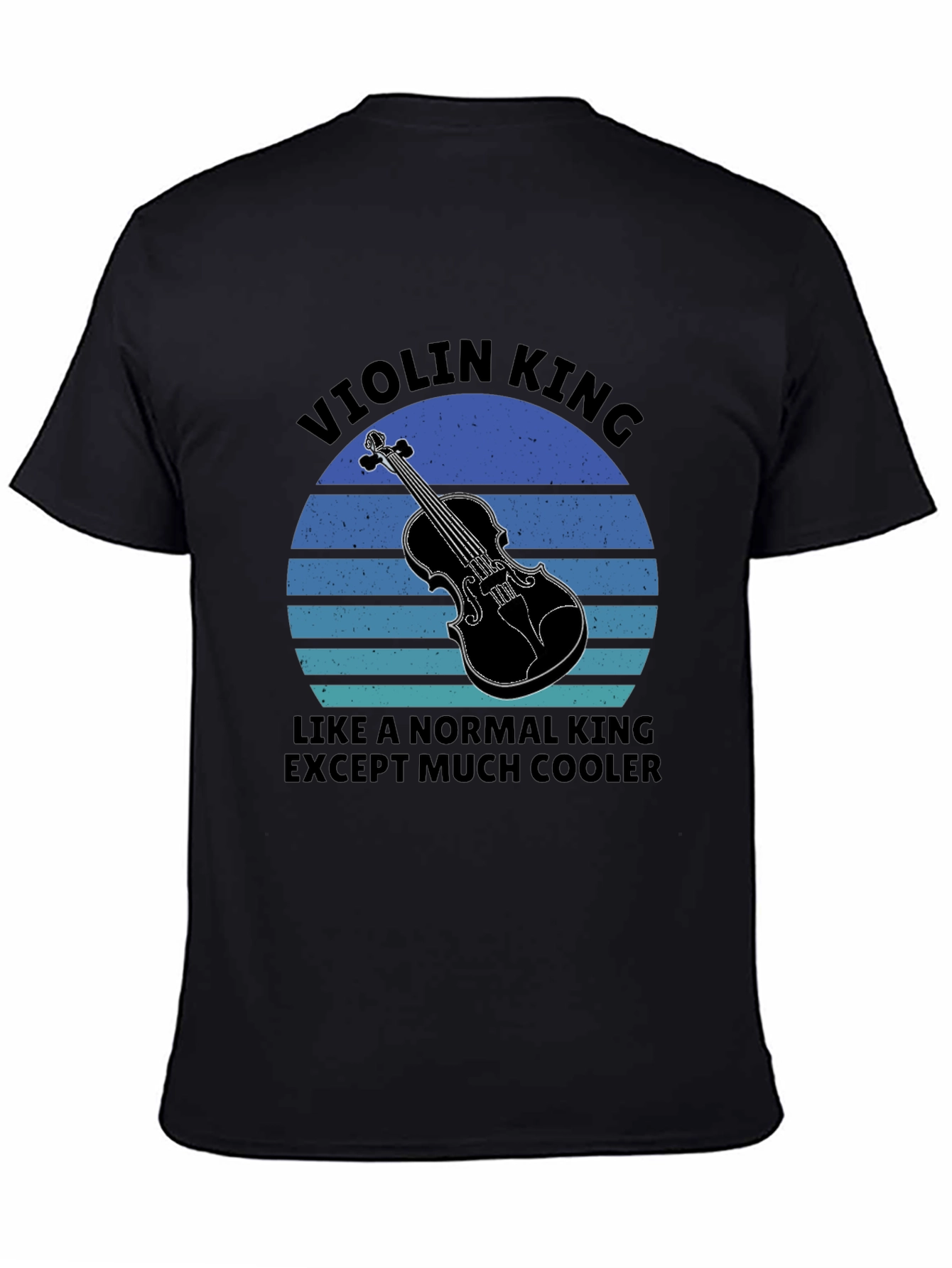 Violin King T-Shirt - Musician Novelty Tee