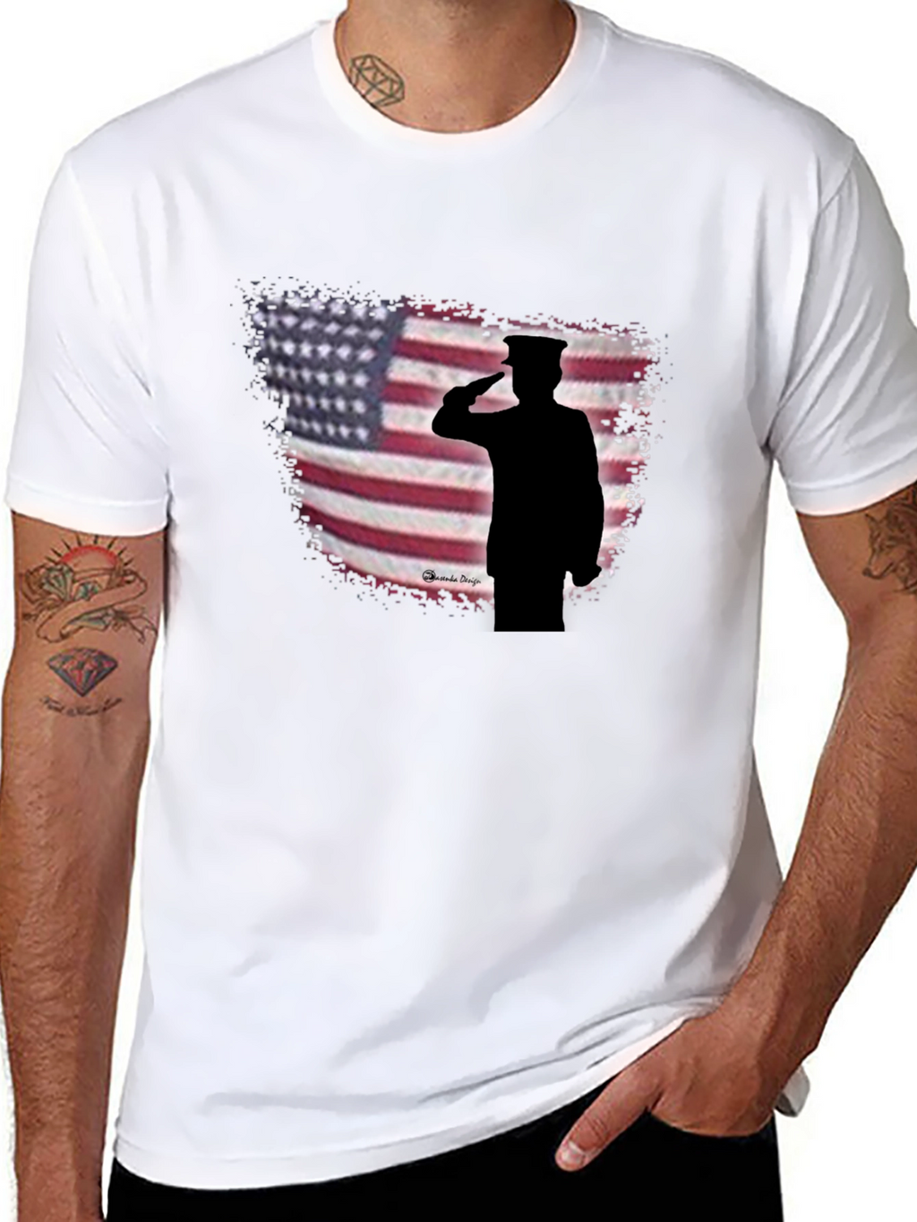 Patriotic Silhouette T-Shirt