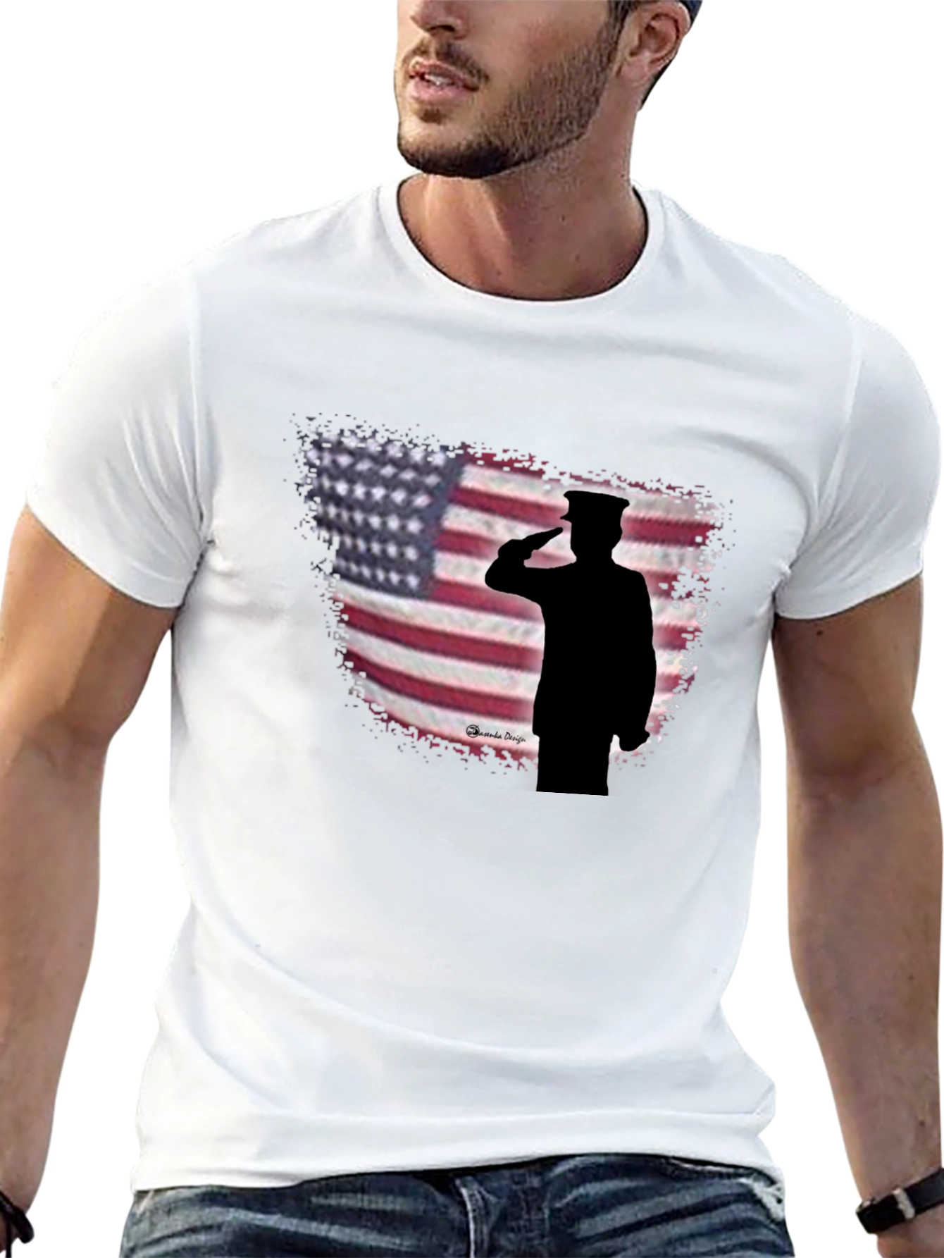 Patriotic Silhouette T-Shirt