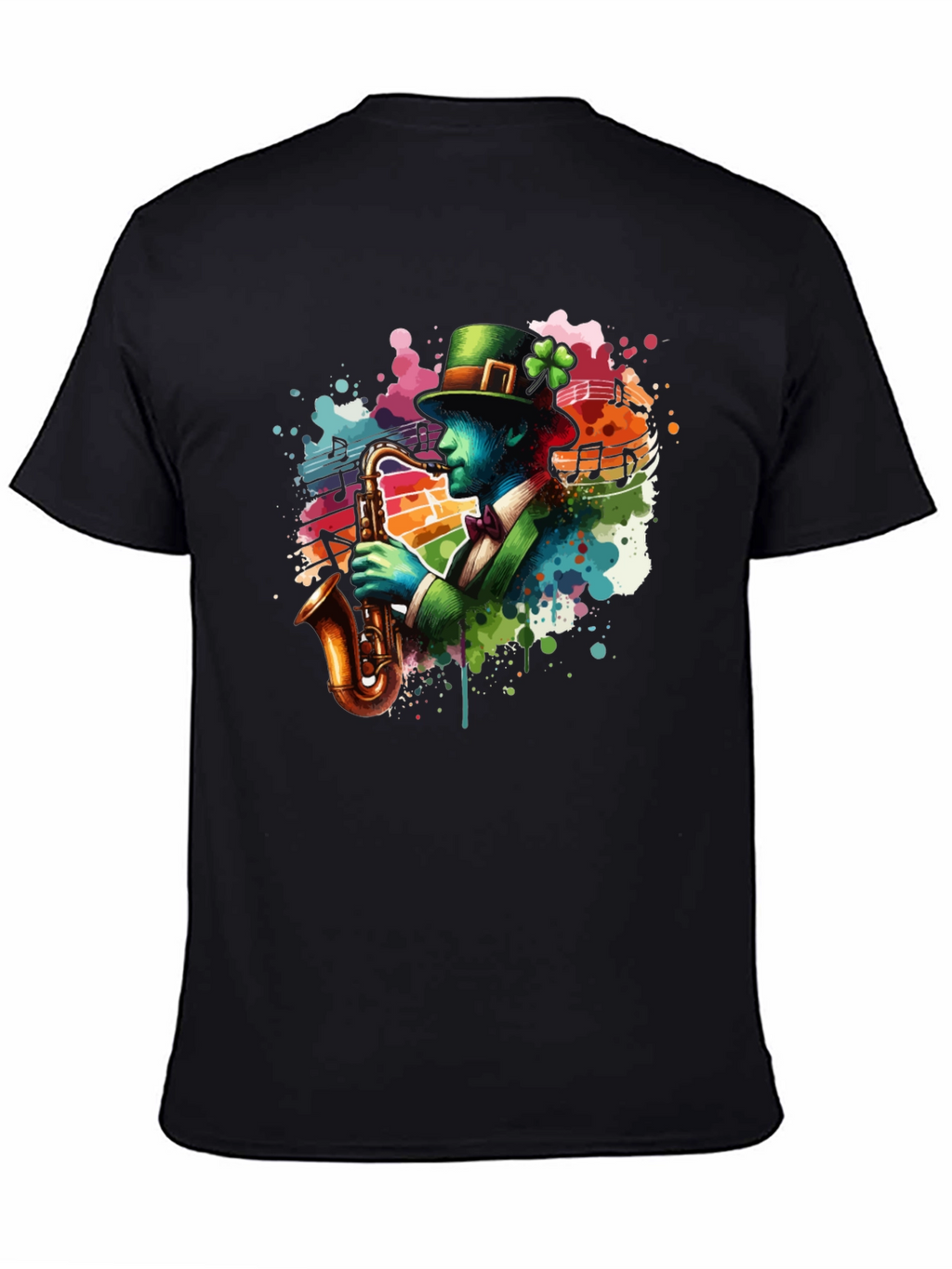 St Patricks Day Saxophone T-Shirt