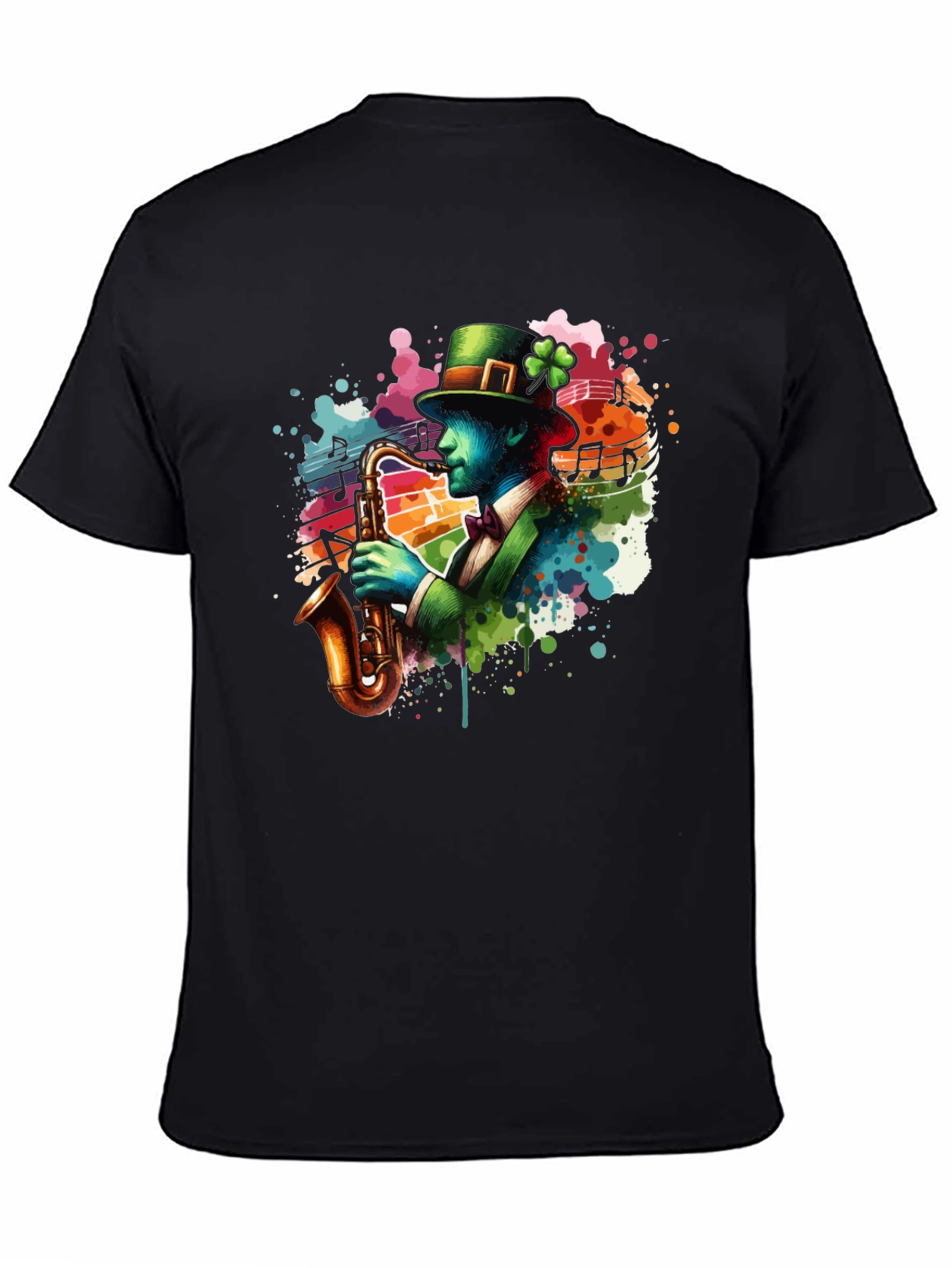 St Patricks Day Saxophone T-Shirt
