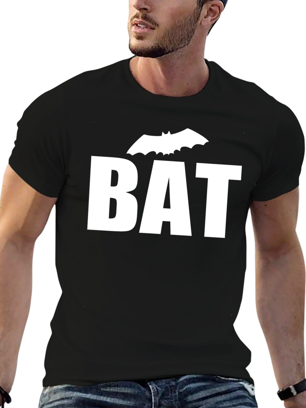 Bat T-Shirt - Graphic Tee for Halloween