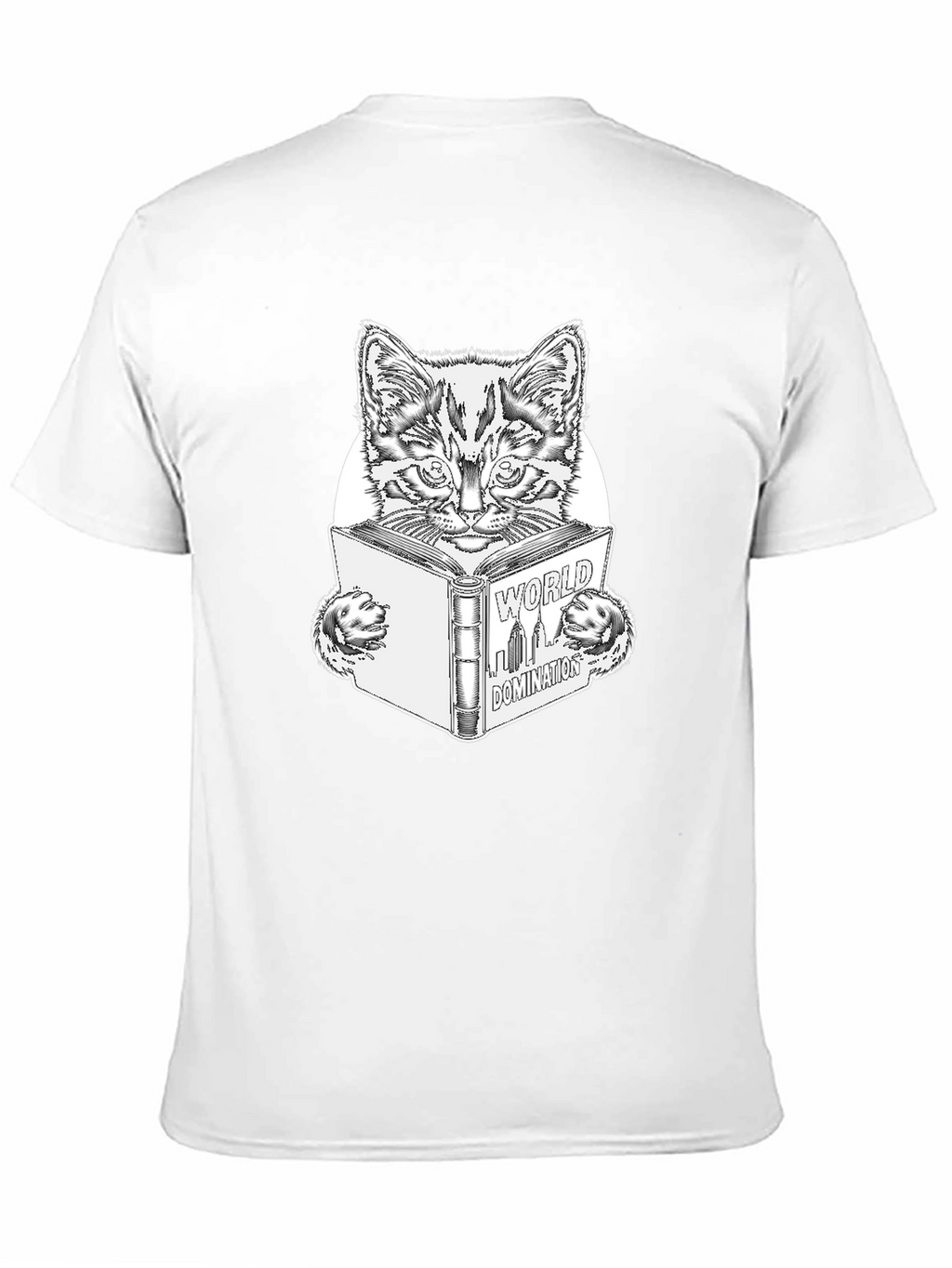 World Domination Cat T-Shirt - Black