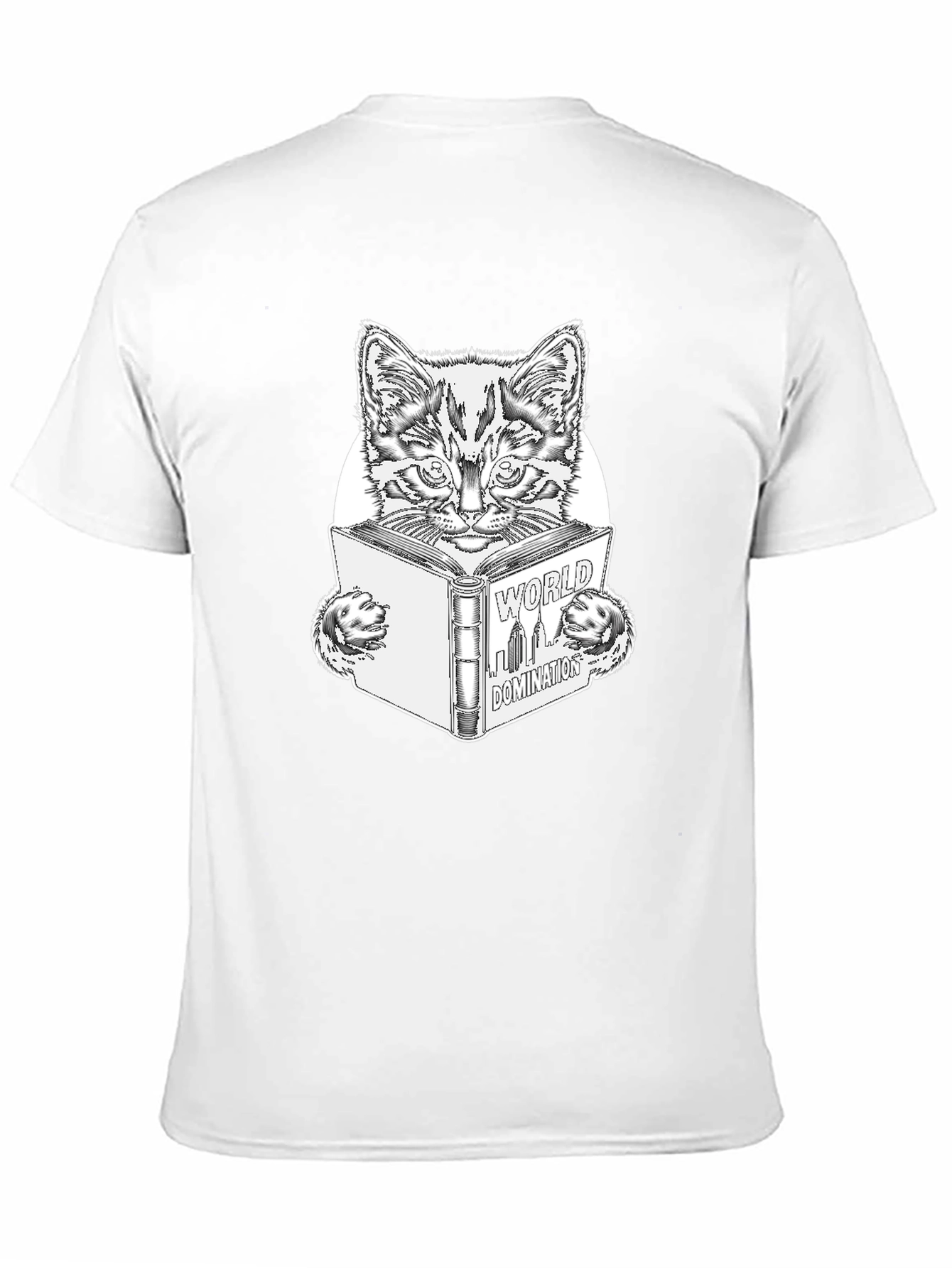 World Domination Cat T-Shirt - Black