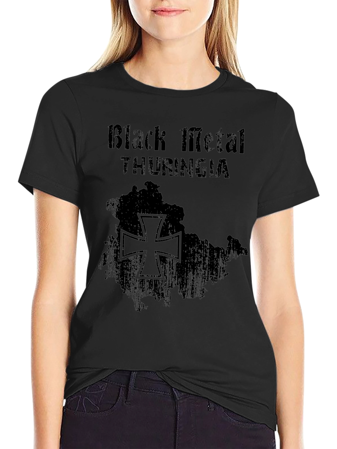 Black Metal Thuringia Graphic T-Shirt