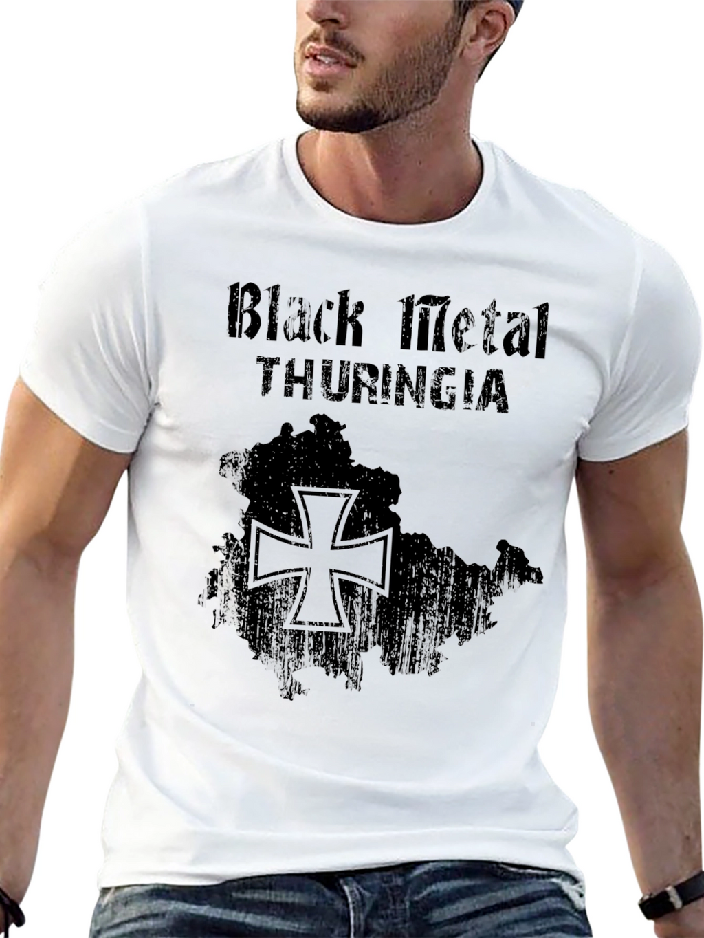 Black Metal Thuringia Graphic T-Shirt