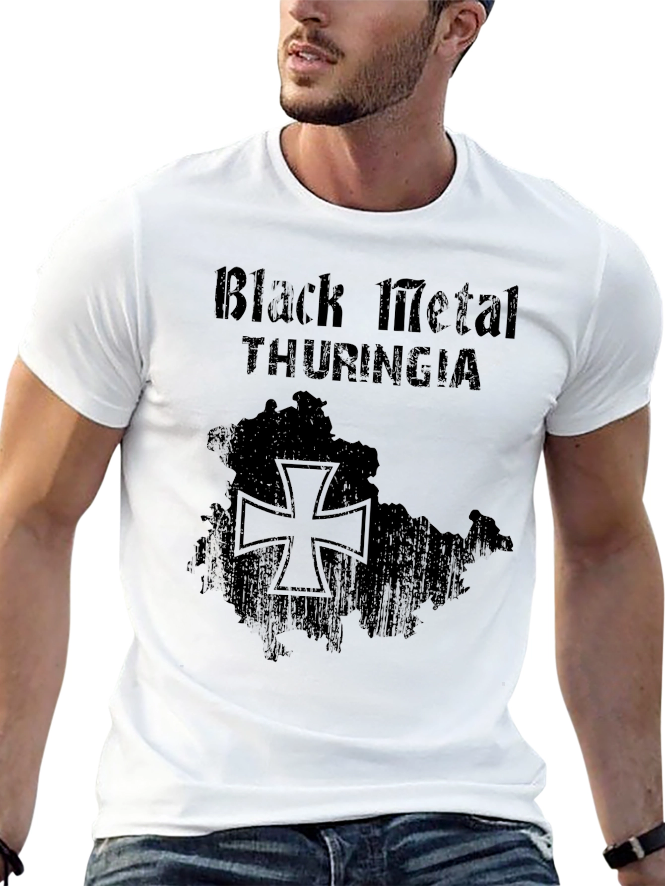 Black Metal Thuringia Graphic T-Shirt