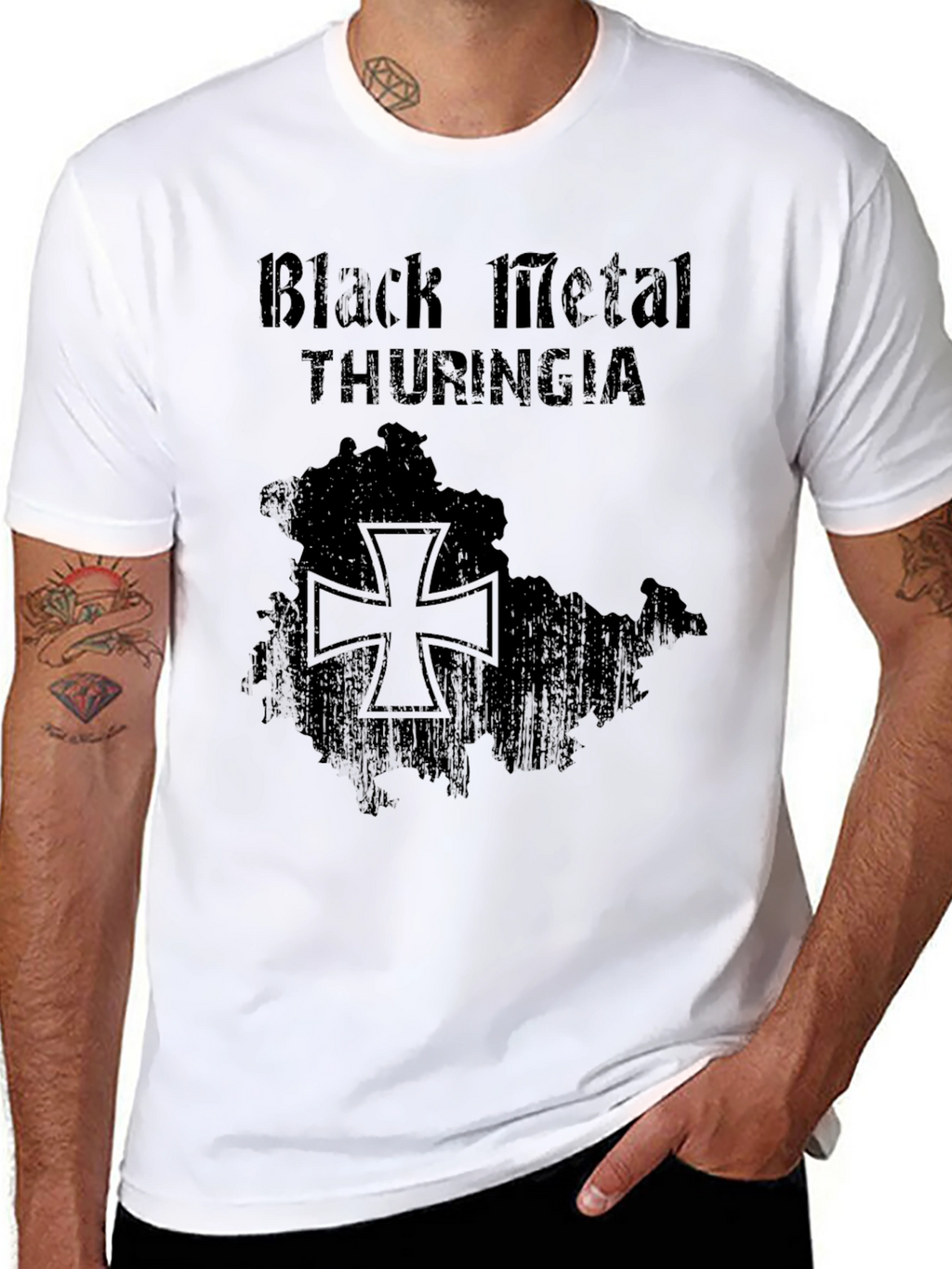 Black Metal Thuringia Graphic T-Shirt