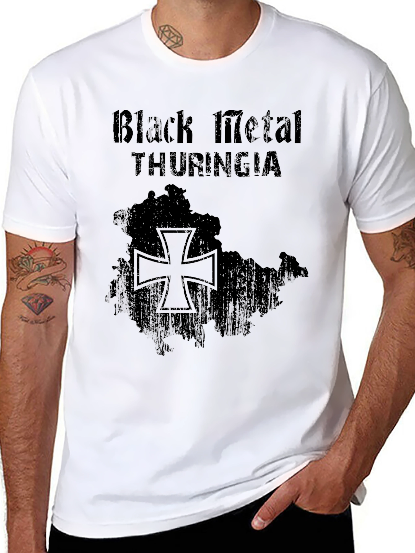 Black Metal Thuringia Graphic T-Shirt