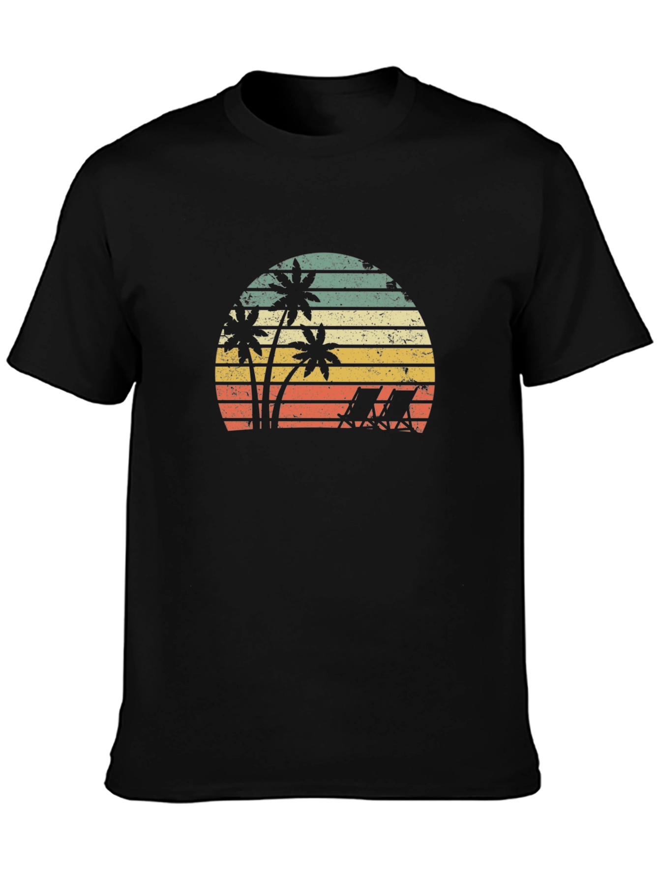 Retro Beach Sunset T-Shirt