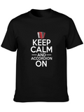 Keep Calm Accordion On Graphic Tee