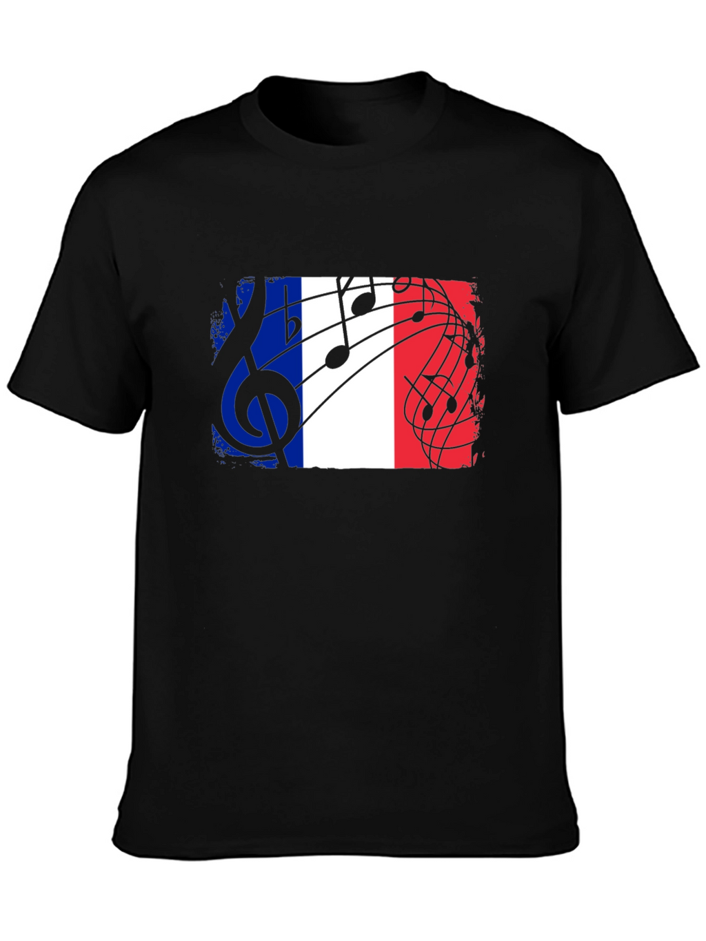 France Flag Music T-Shirt