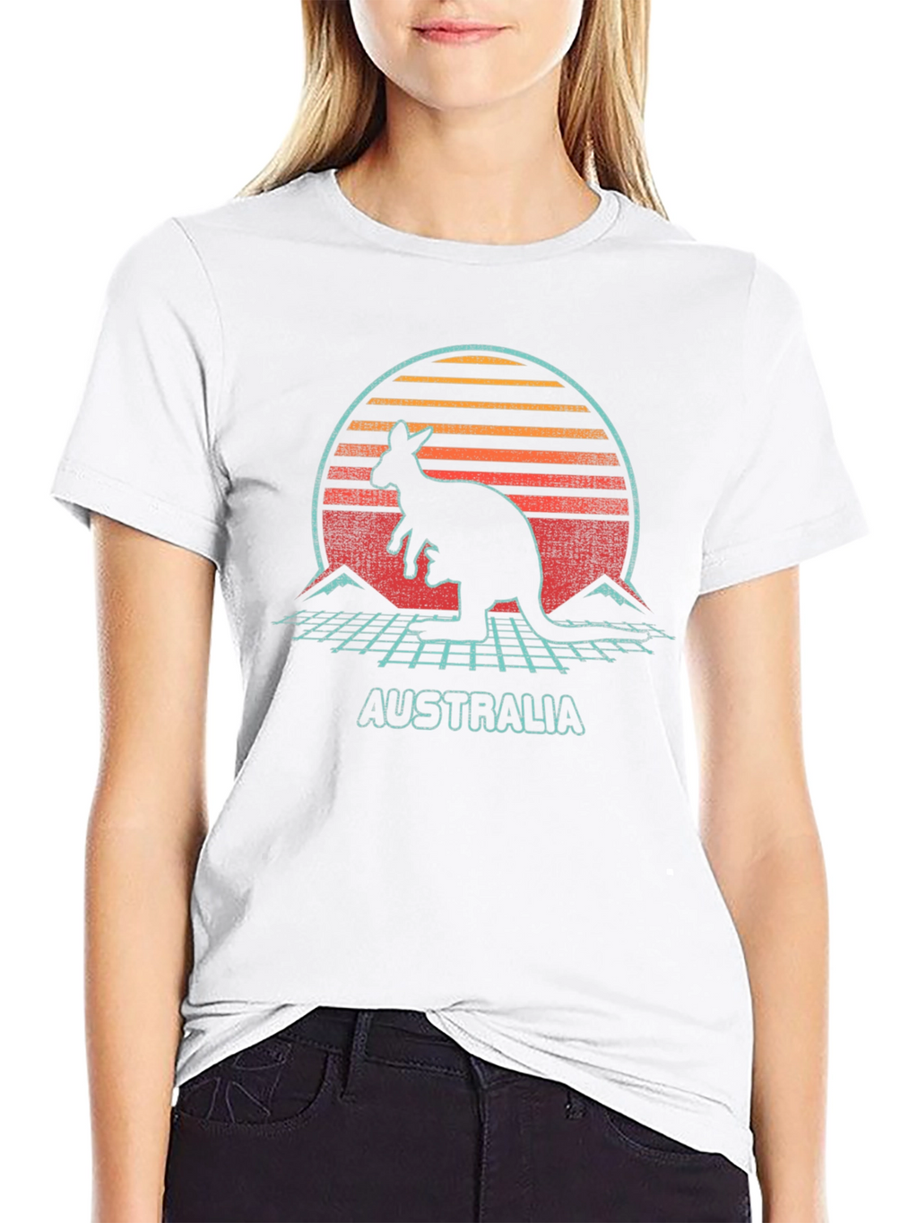 Retro Australia Kangaroo T-Shirt