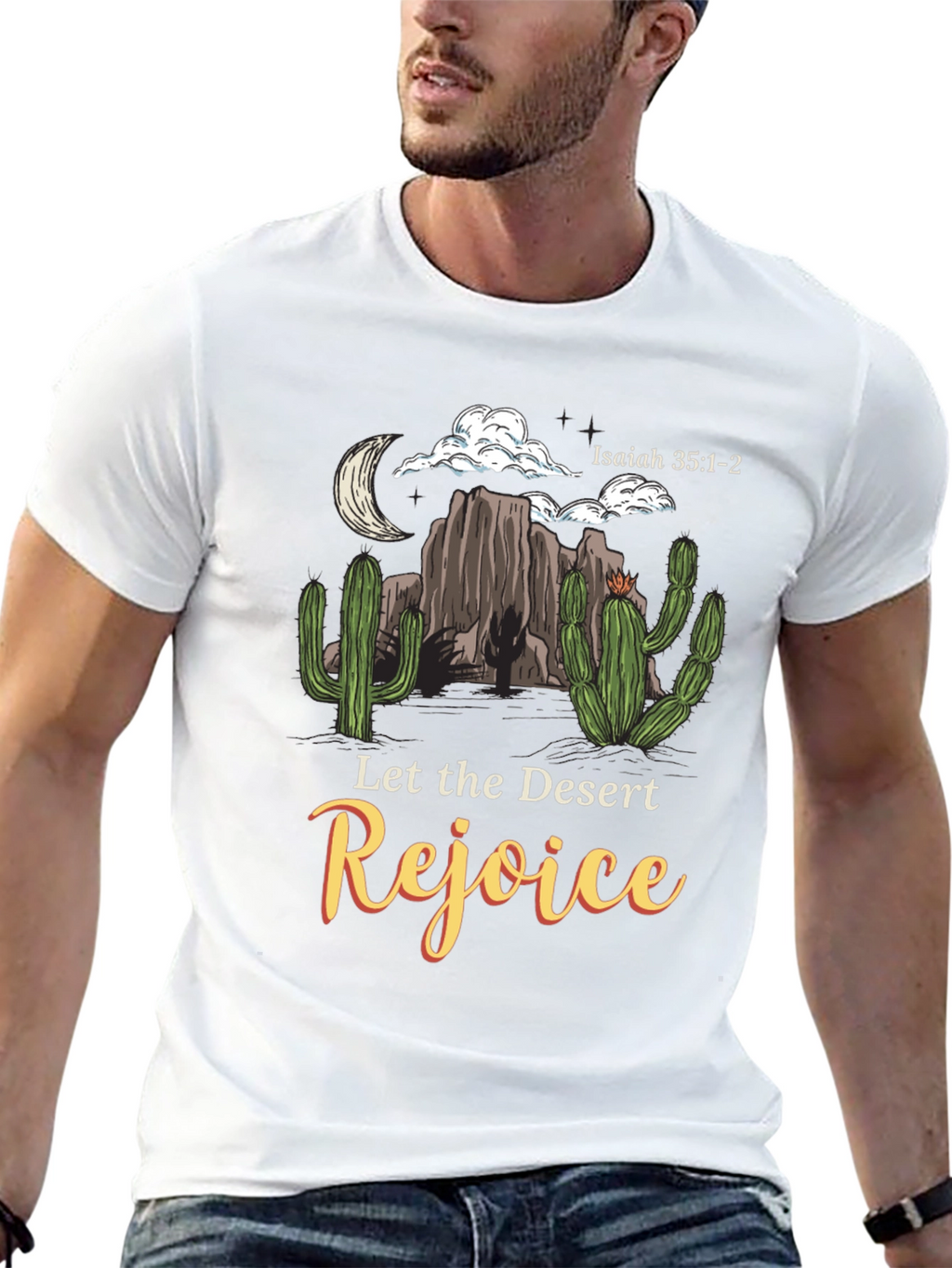 Desert Rejoice T-Shirt Isaiah 35:1-2 Graphic Tee