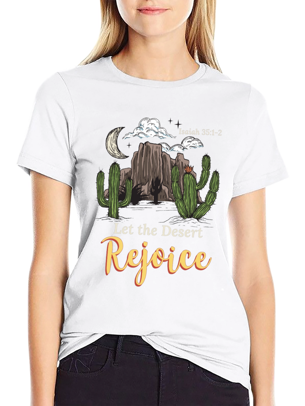 Desert Rejoice T-Shirt Isaiah 35:1-2 Graphic Tee
