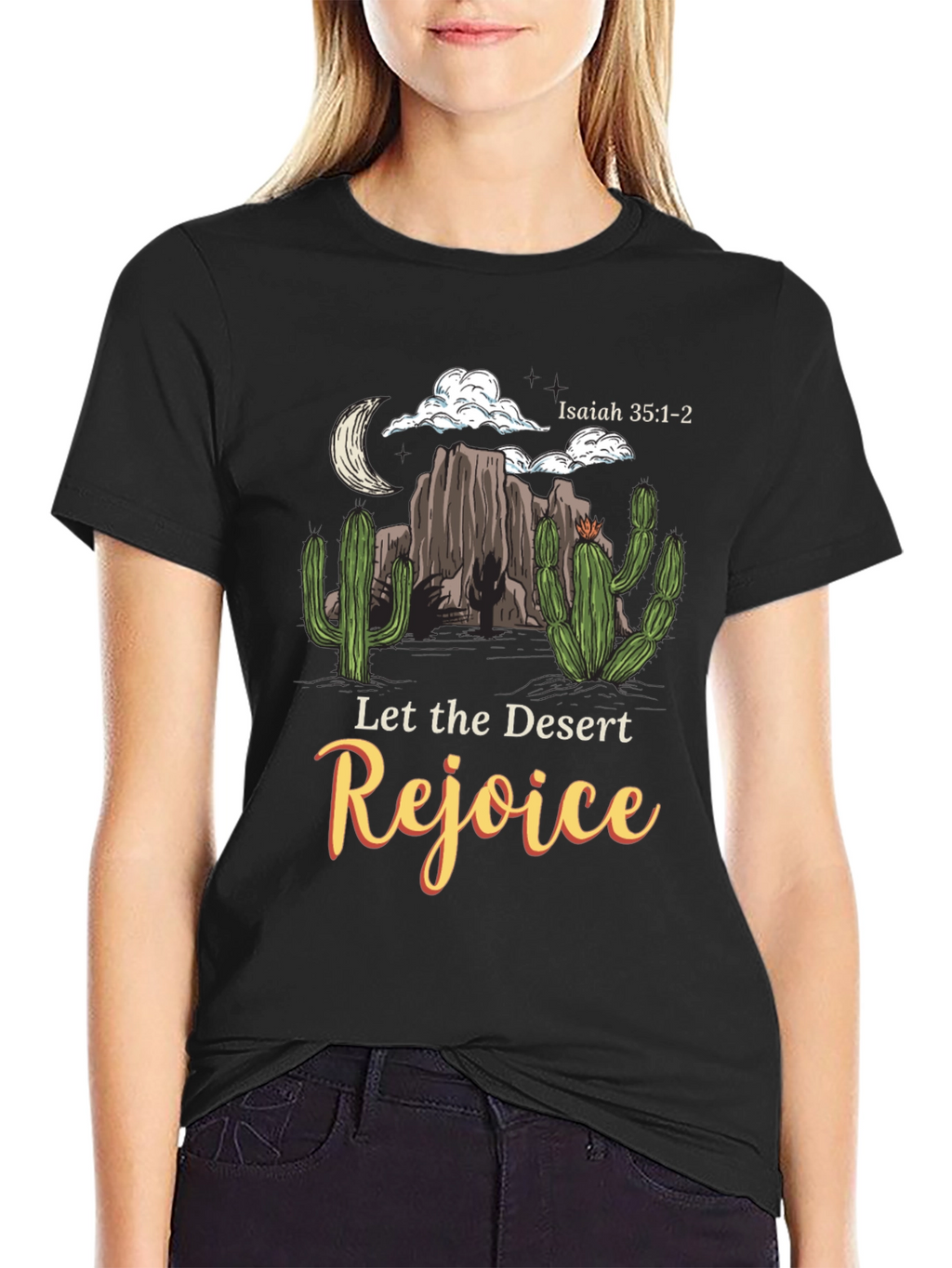 Desert Rejoice T-Shirt Isaiah 35:1-2 Graphic Tee